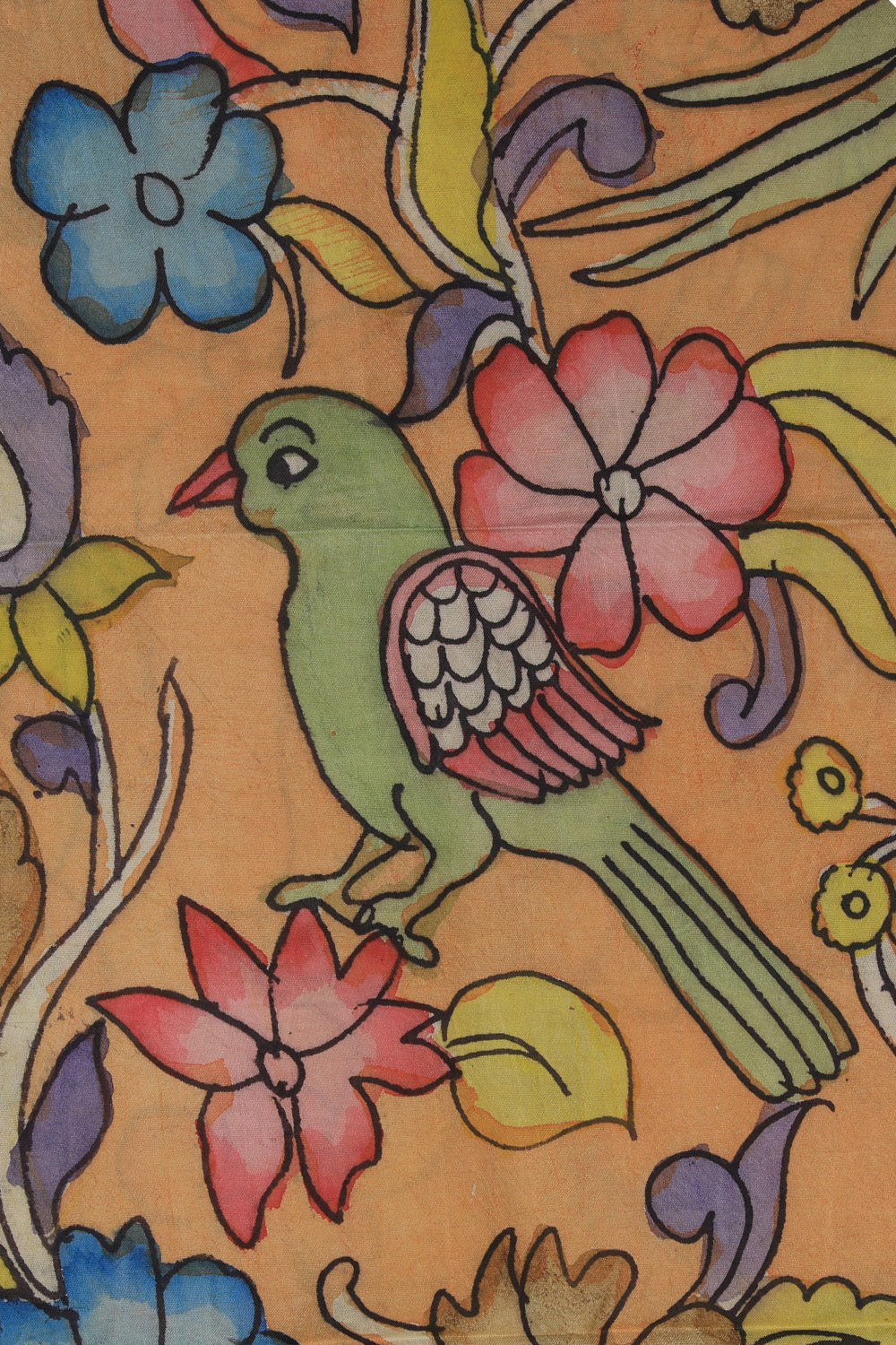 Kalanjali Kanchi Silk Kalamkari Dupatta - view 2
