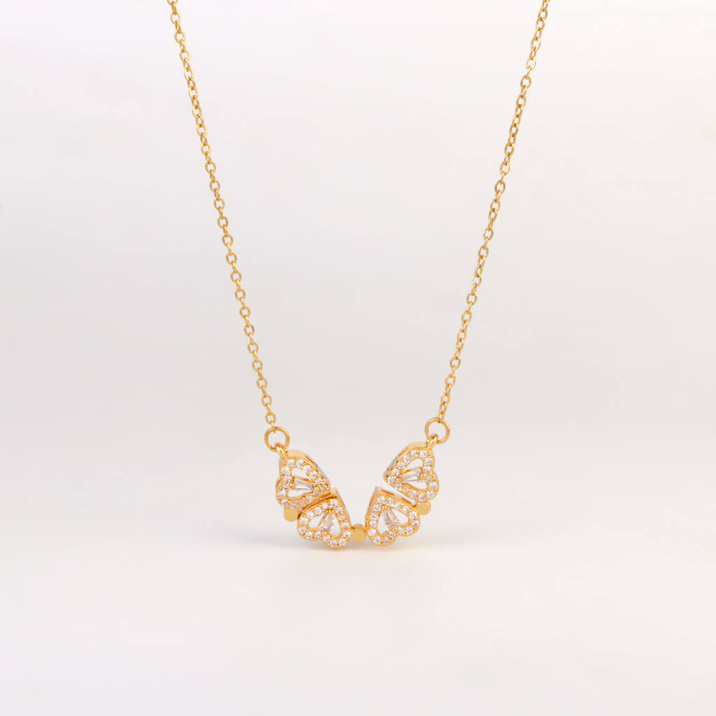 Ash Designs Clover 18K Gold Plated Necklace - view 2