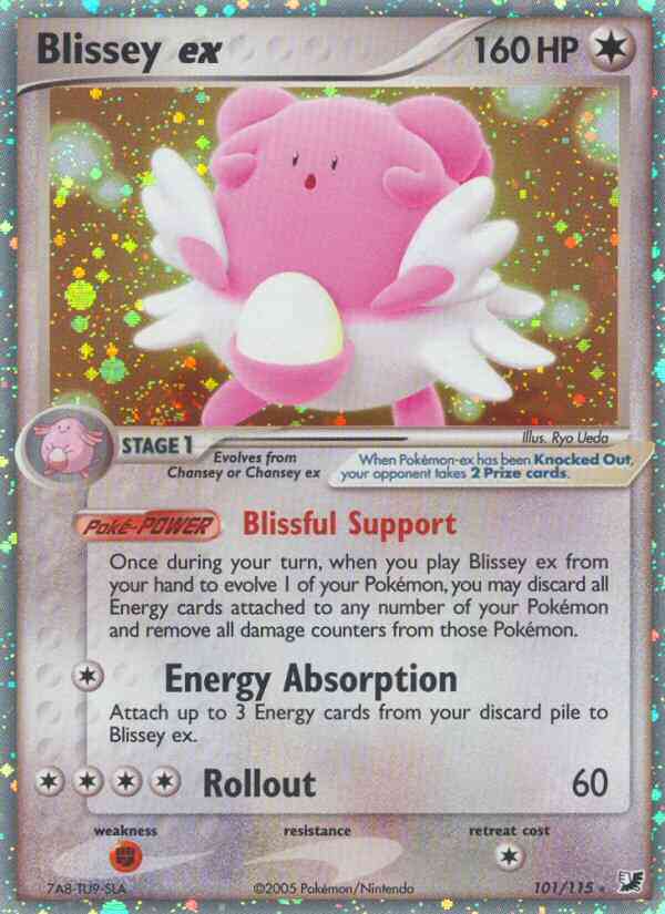 Pokémon Blissey ex - 101/115 - Rare Holo EX [ex10-101] [Ultra]
