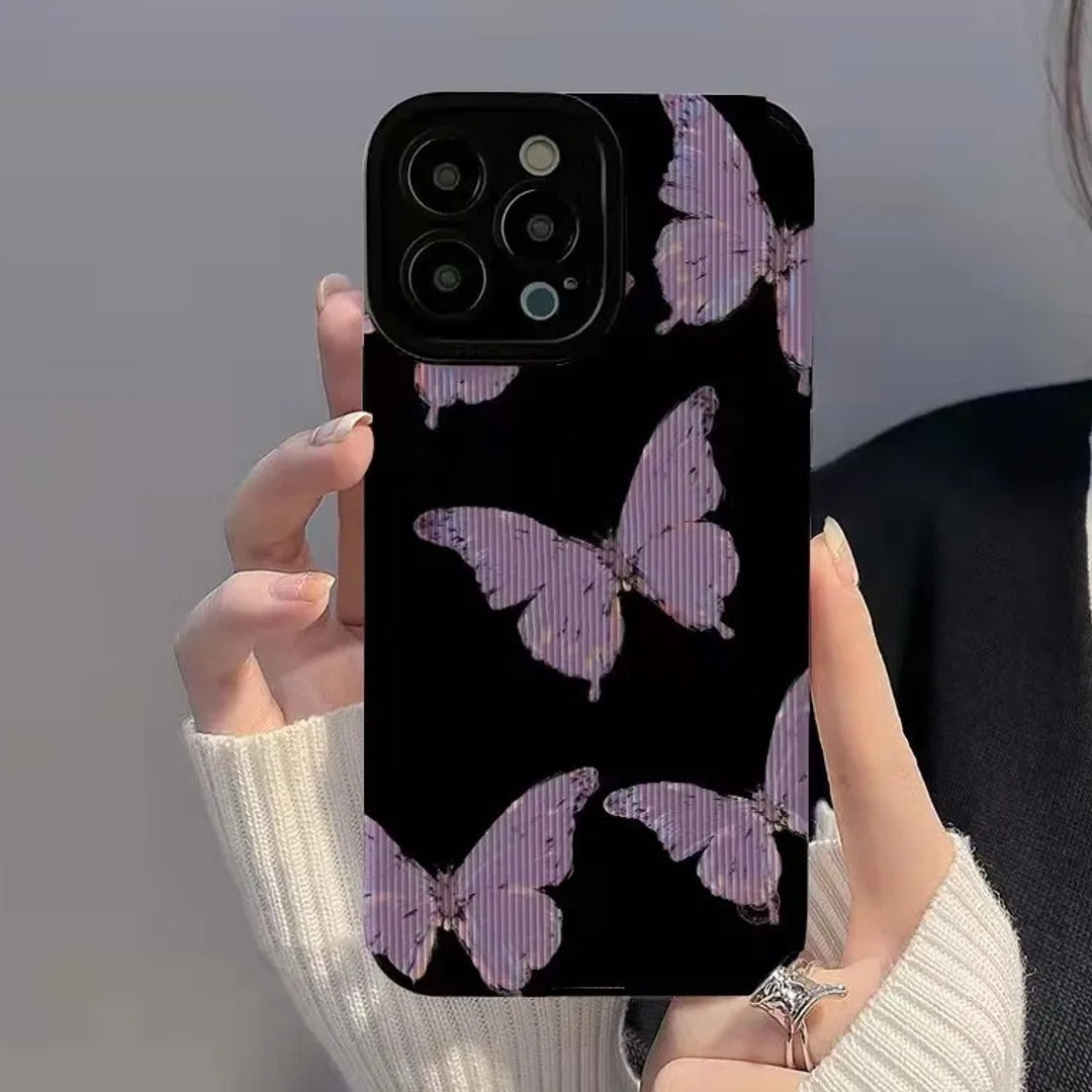 Peeperly Butterfly Stripe Textured Soft Cases - view 4