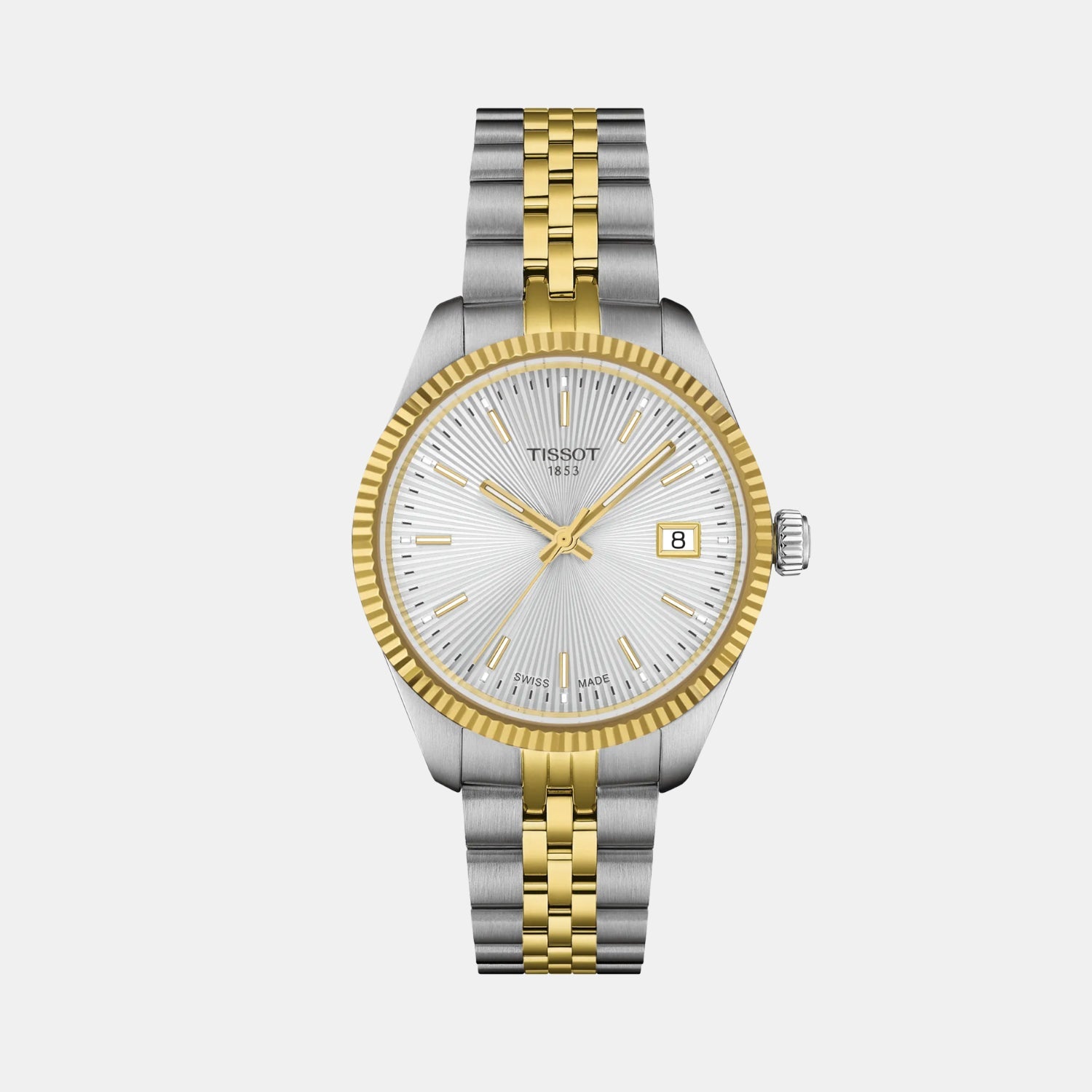 Tissot Ballade Women Quartz Silver Dial Analog Stainless Steel Watch T1562102203100