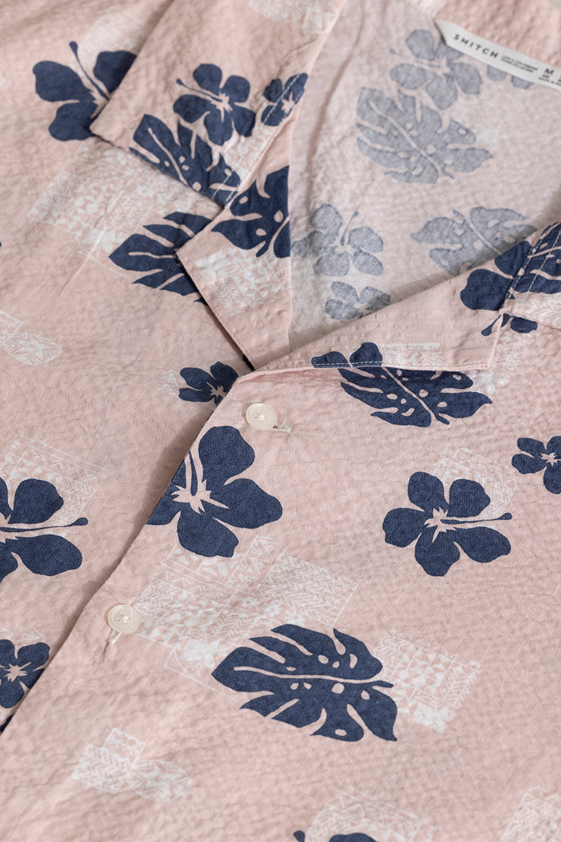 SNITCH Chestnut Pink Seersucker Shirt - view 2