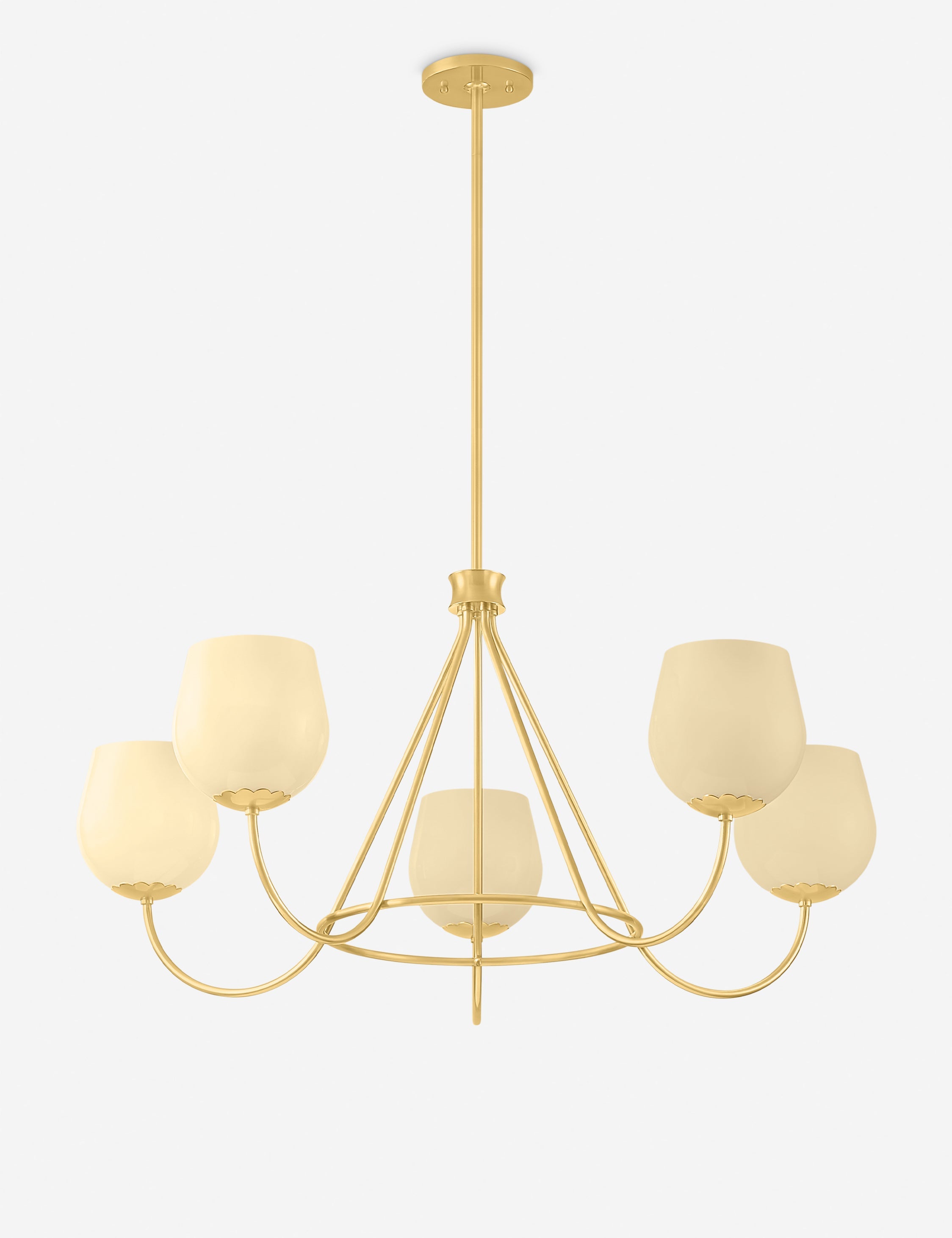 Lulu and Georgia Senio Chandelier – Cream - view 2