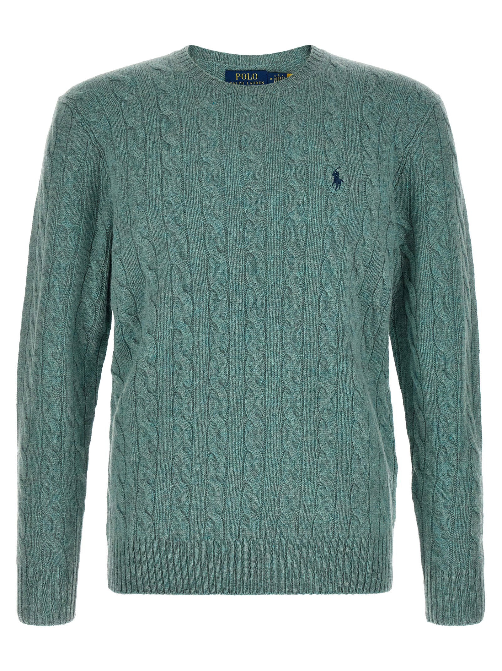 Polo Ralph Lauren Braided Sweater – 90% wool, 10% cashmere
