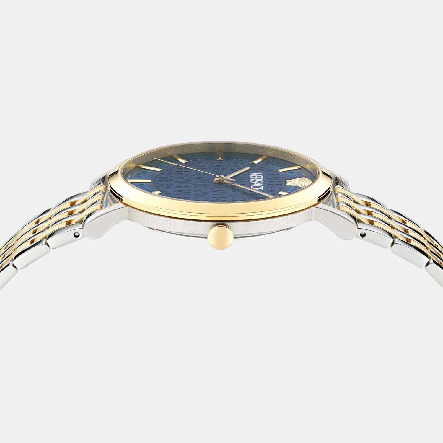 Versace Greca Slim Men Quartz Blue Dial Analog Stainless Steel Watch VE8Q00424 - view 2