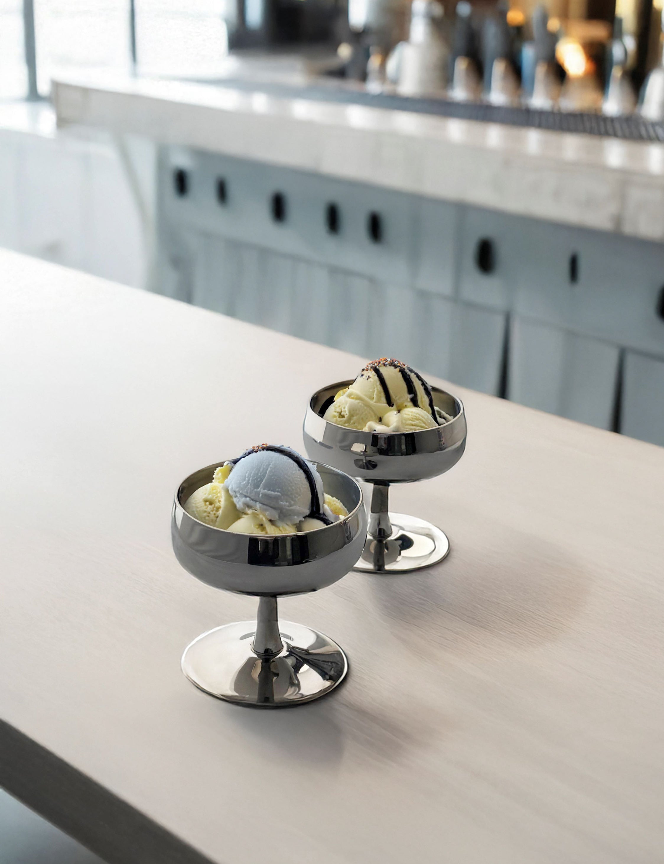 Lulu and Georgia Giotto Coupe by Mepra – Stainless Steel - view 2