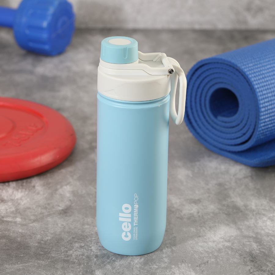 Cello Pop Hot & Cold Stainless Steel Kids Water Bottle, 600ml - view 10