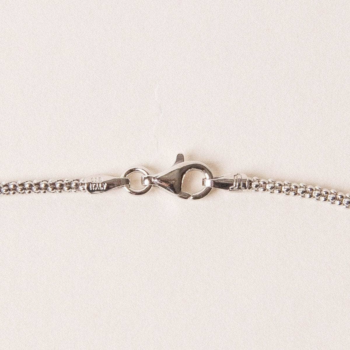 Tiny Rituals Vintage Raw Black Tourmaline Teardrop Silver Pendant - view 8