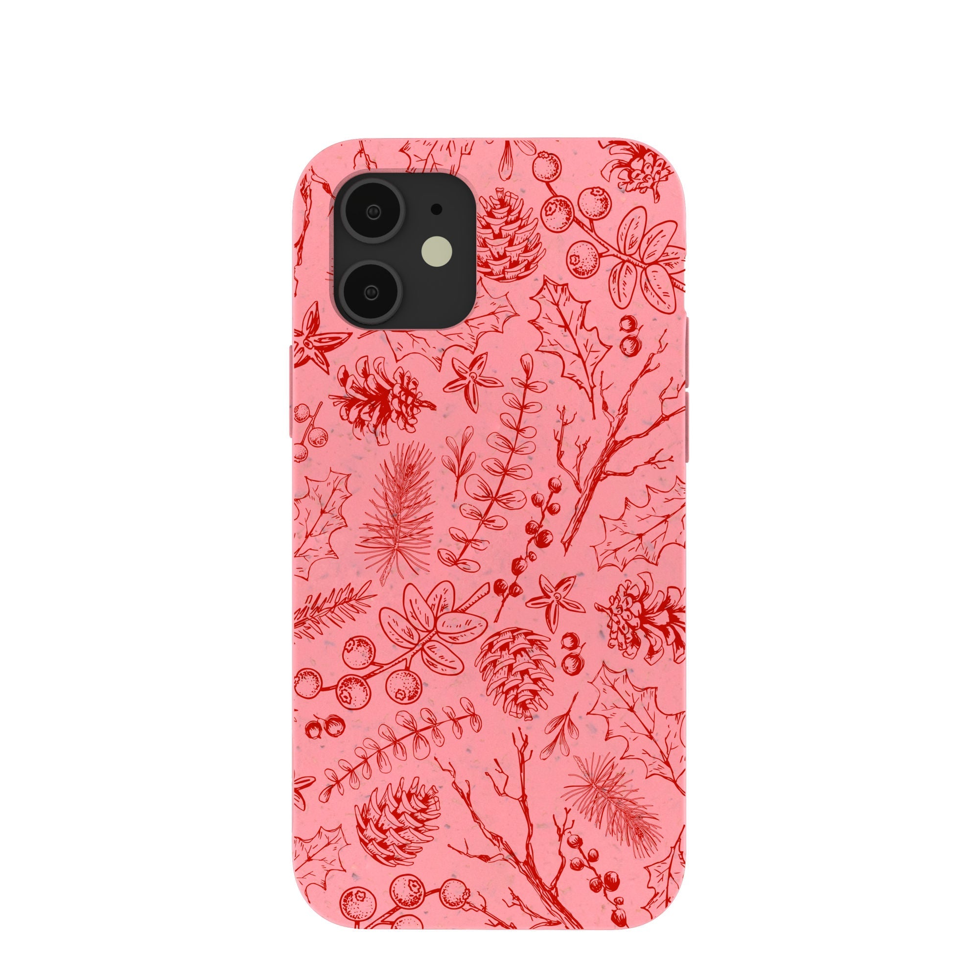 BlackTree Bubblegum Pink Festive Forest iPhone 12/ iPhone 12 Pro Case