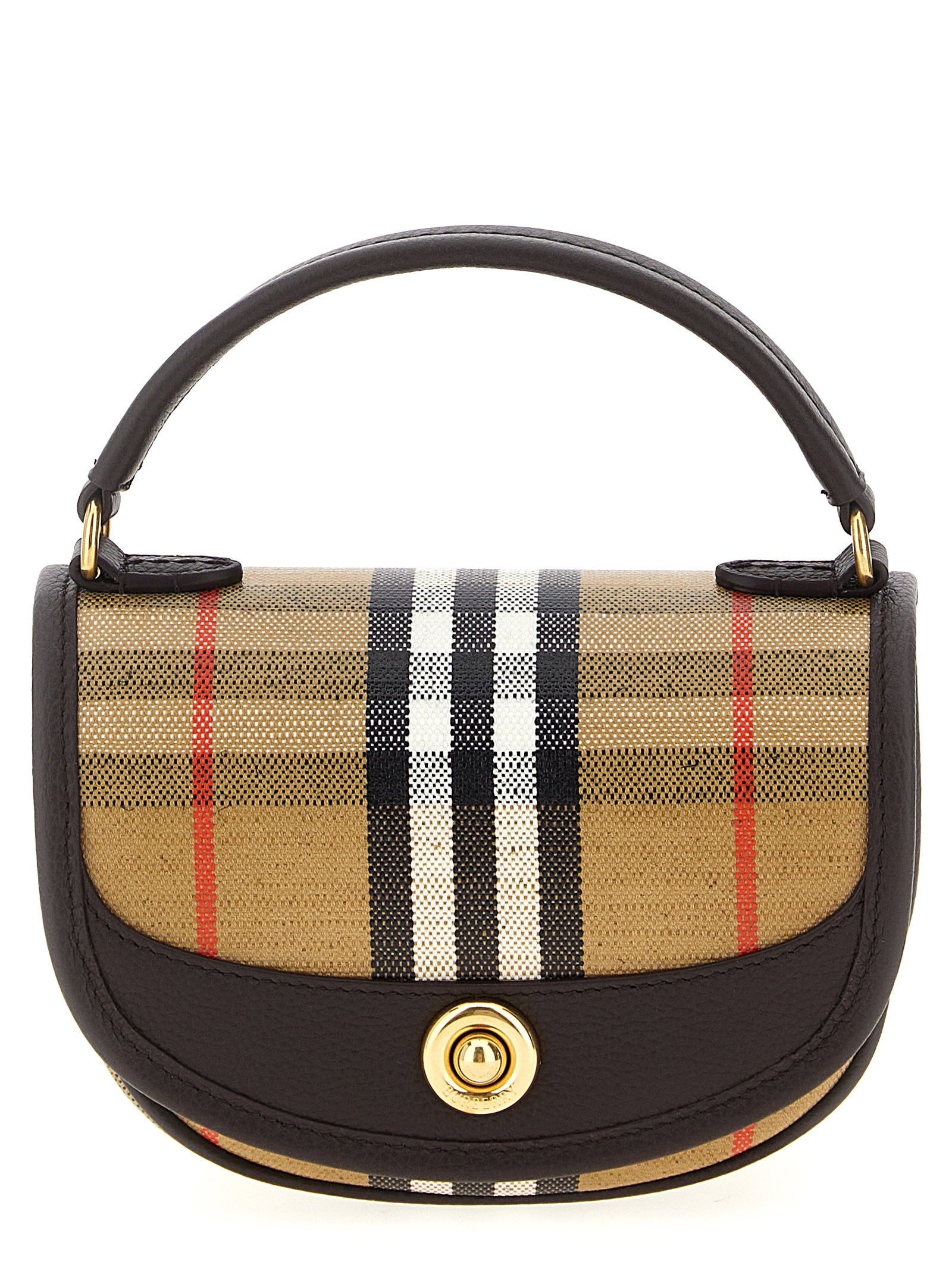 Burberry Highlands Mini Handbag – 69% co, 21% vi, 10% li