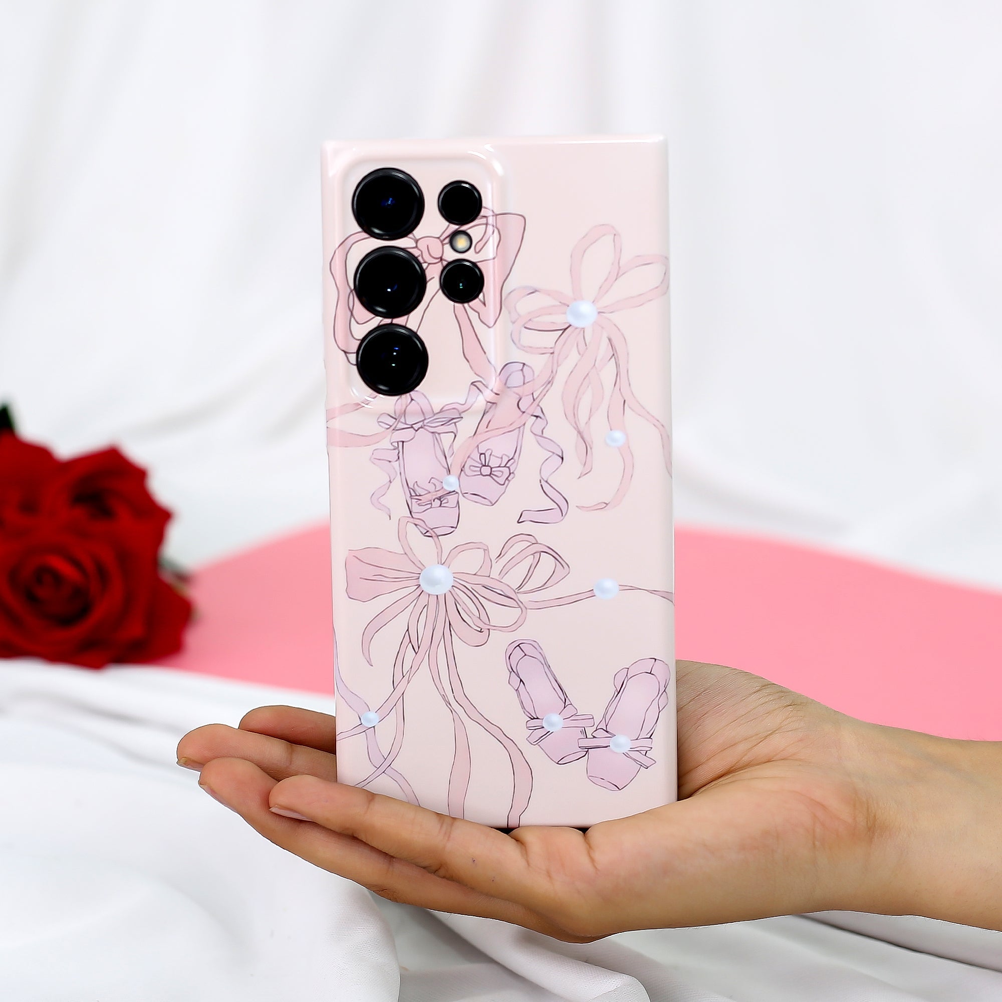 Peeperly Pearl Blossom Delight Case - Samsung