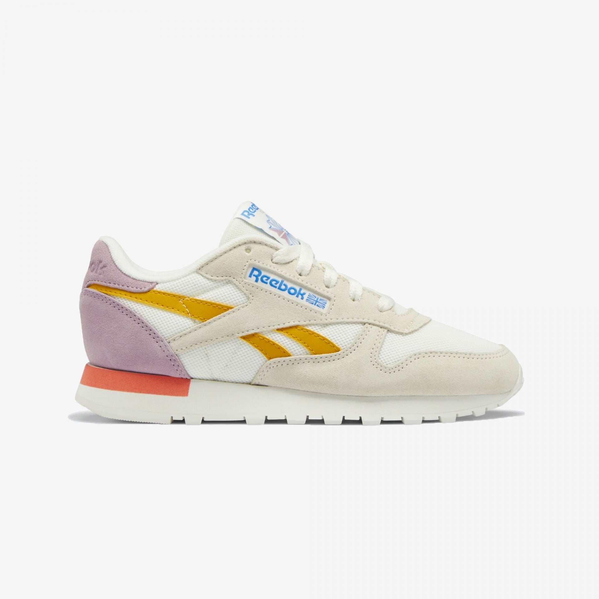 Reebok | CLASSIC LEATHER { BRIGHT OCHRE / INFUSED LILAC - view 4