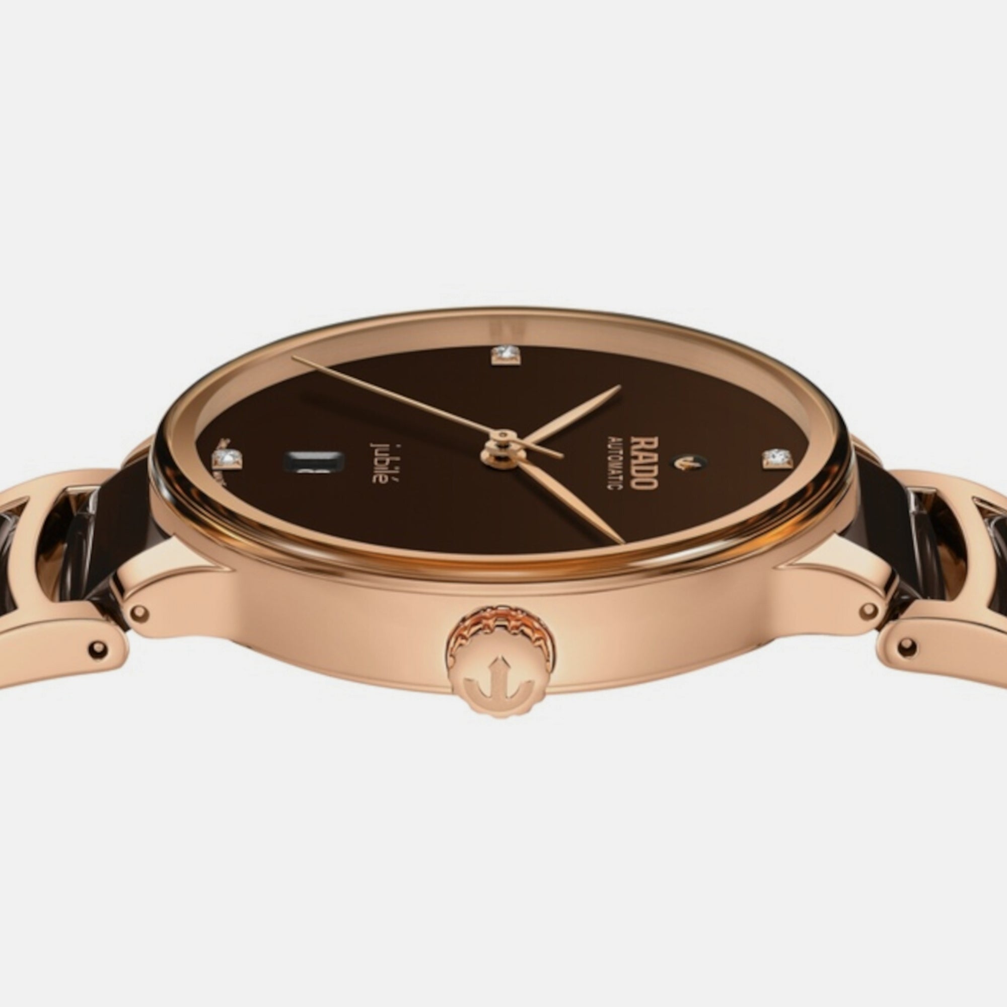 Rado Centrix Unisex Automatic Brown Dial Analog Stainless Steel Watch R30017712 - view 2