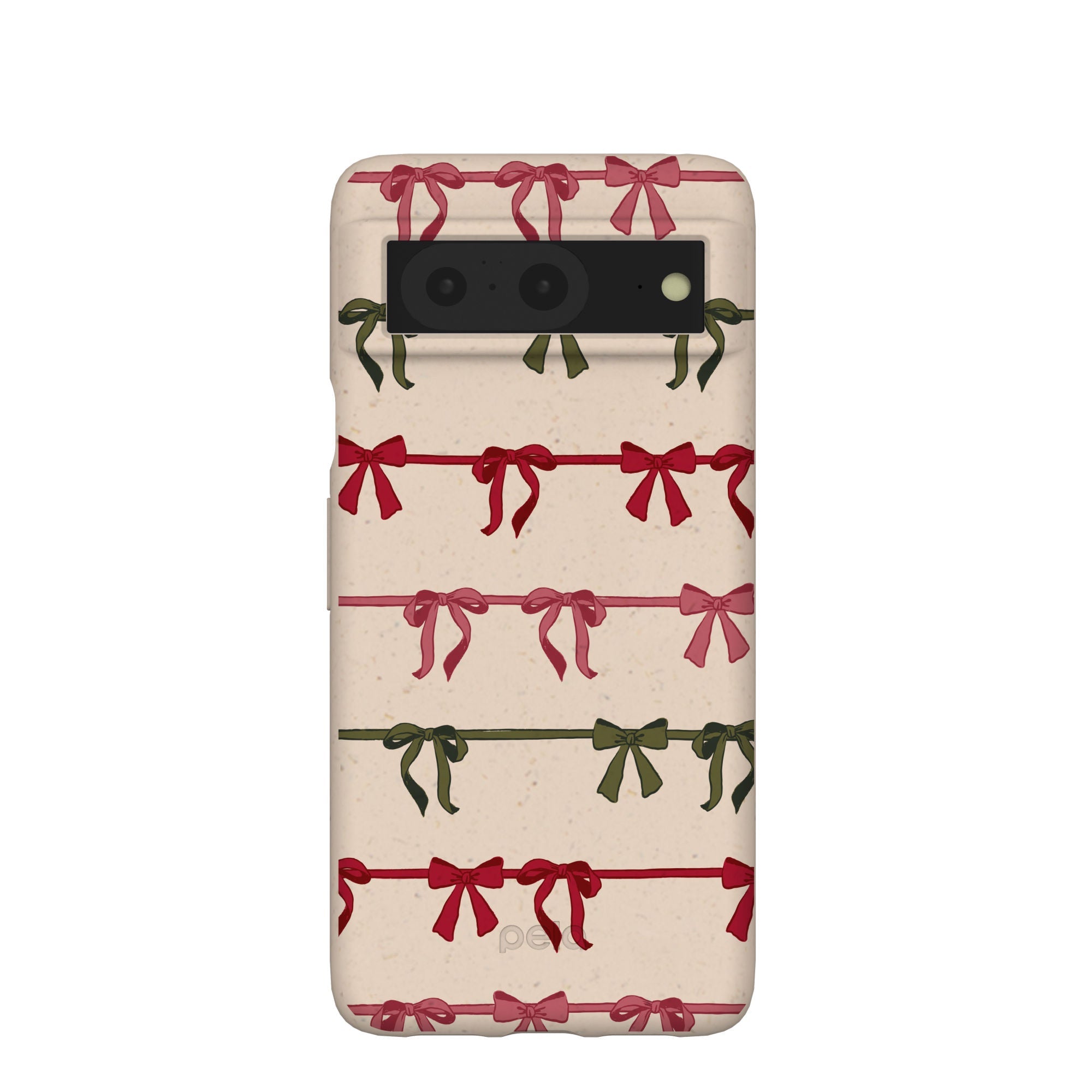 Pela Case Seashell Holiday Bows Google Pixel 8 Case