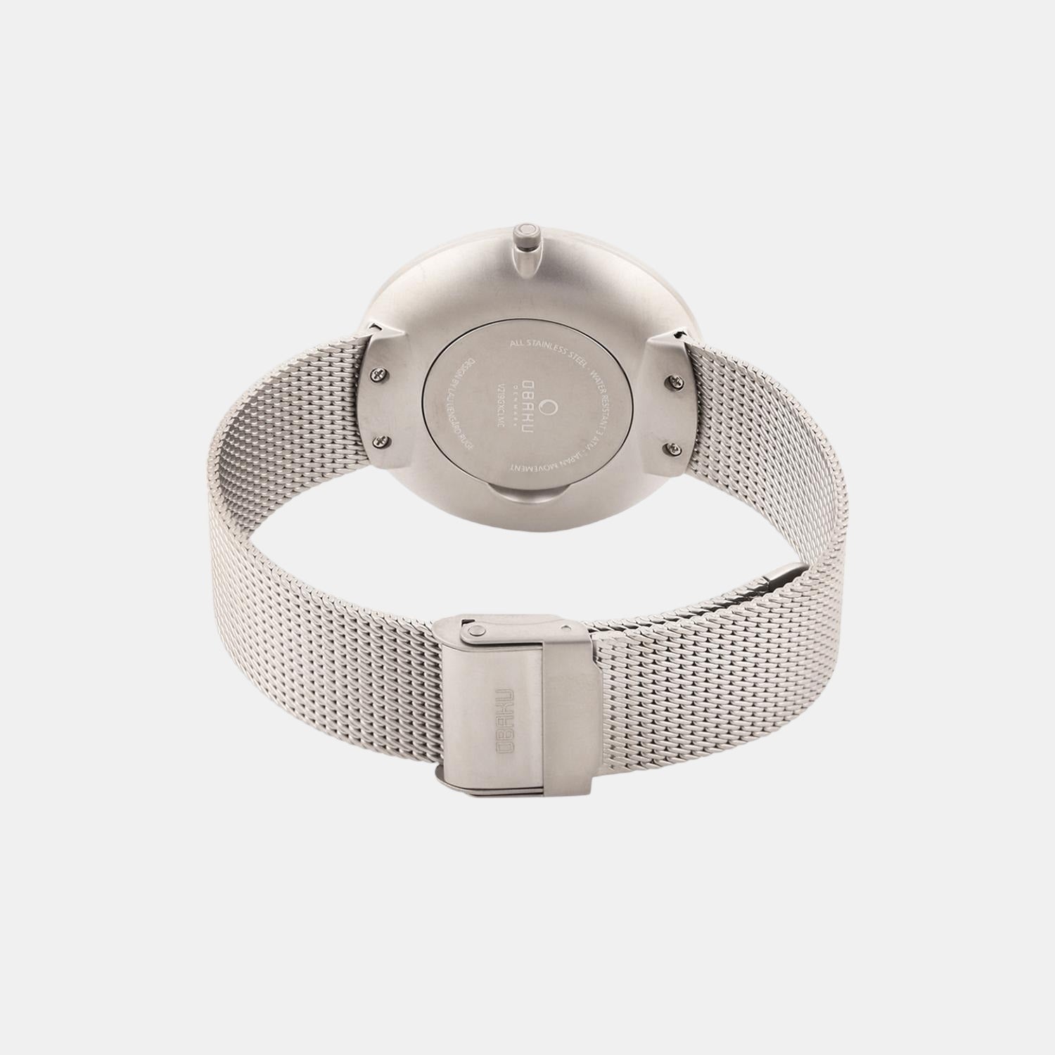 Obaku Hassel Cyan Men Quartz Blue Dial Analog Stainless Steel Watch V219GXCLMC - view 2