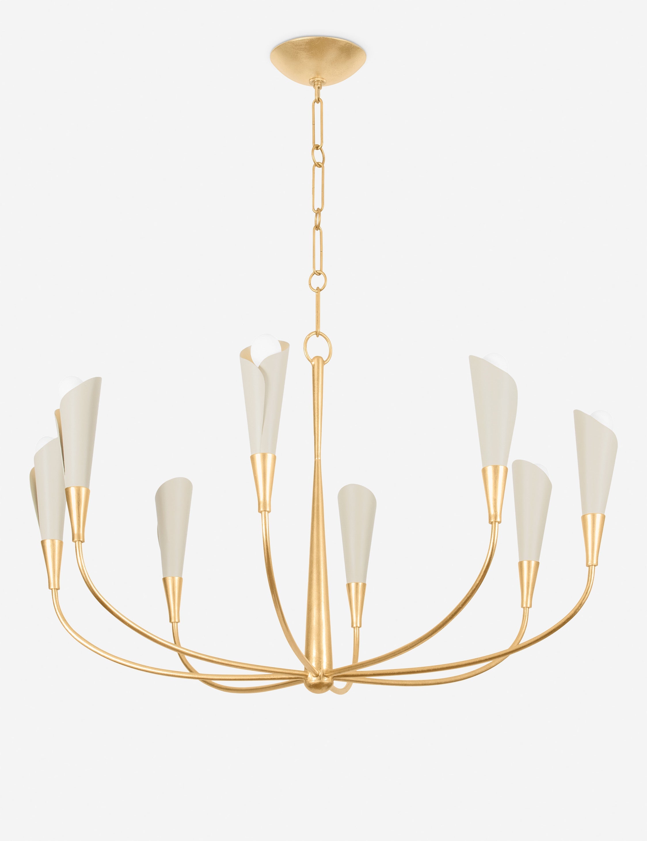 Lulu and Georgia Yvette Chandelier – Brass - view 2