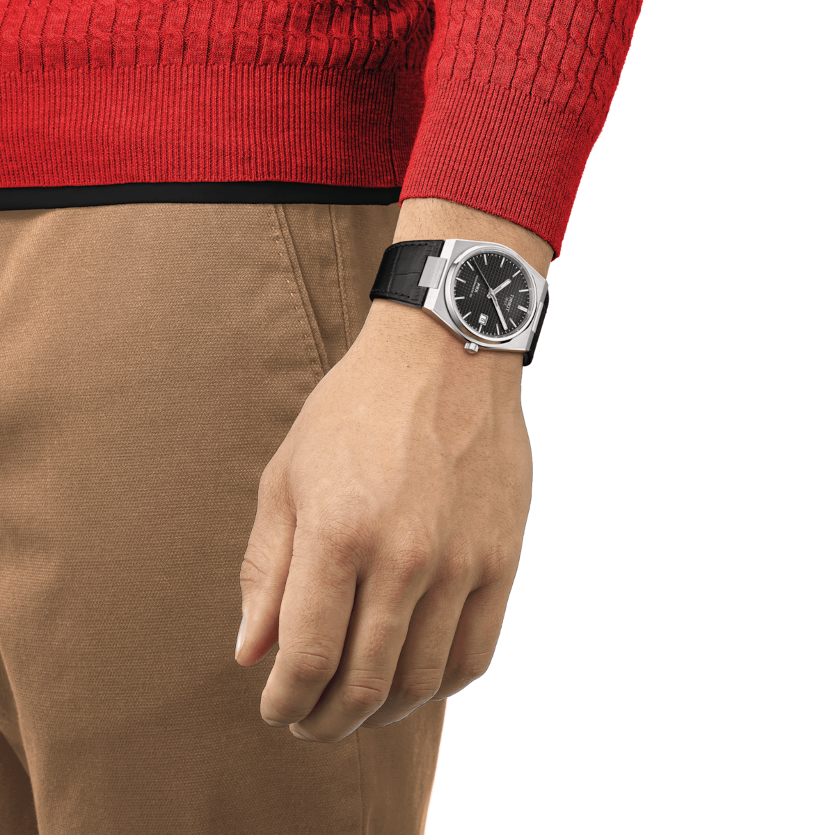 Tissot T-Classic PRX Black Dial Men 40mm T1374071605100 - view 2