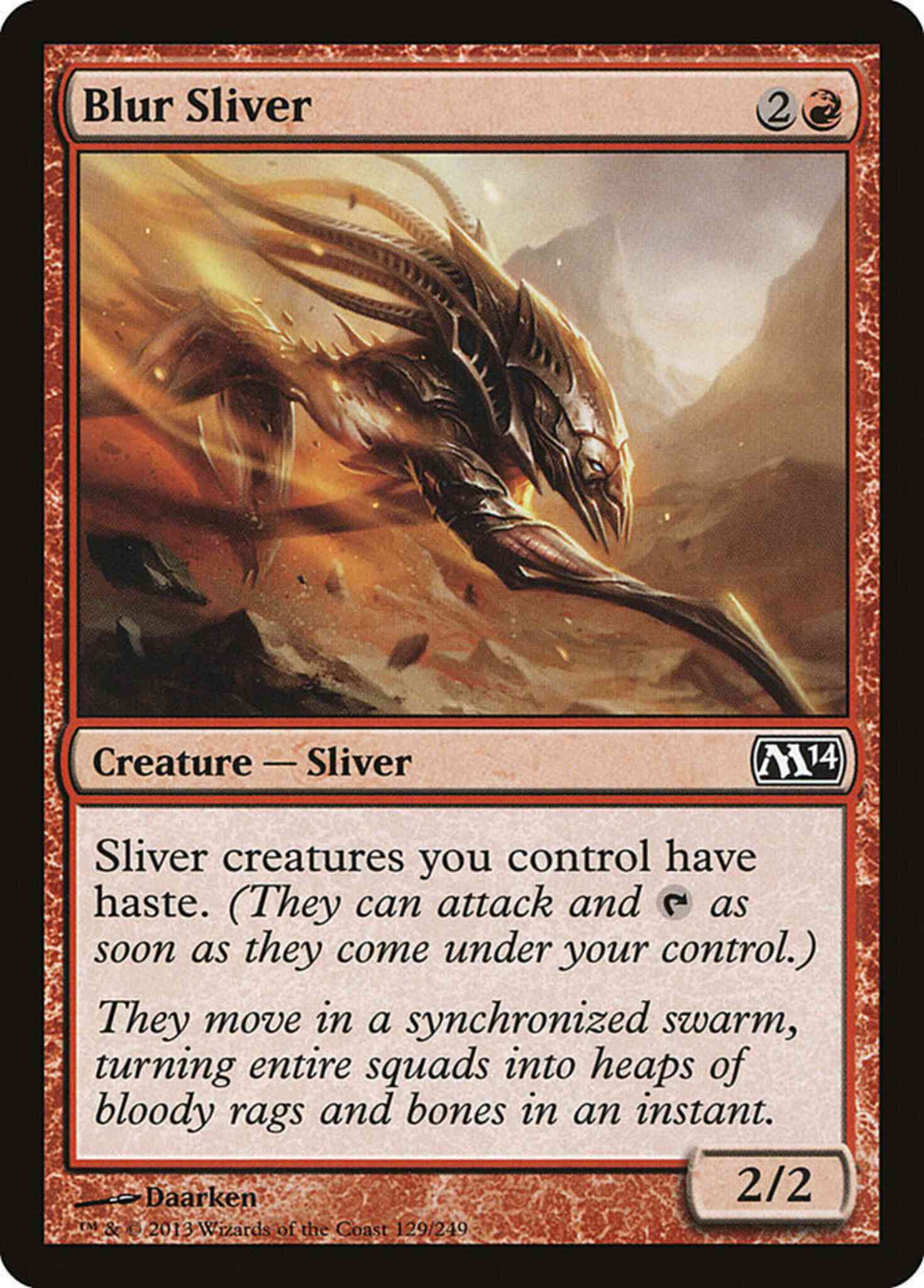Sliver 129 magic – Blur Sliver [129] [Magic 2014] [Non-Foil]