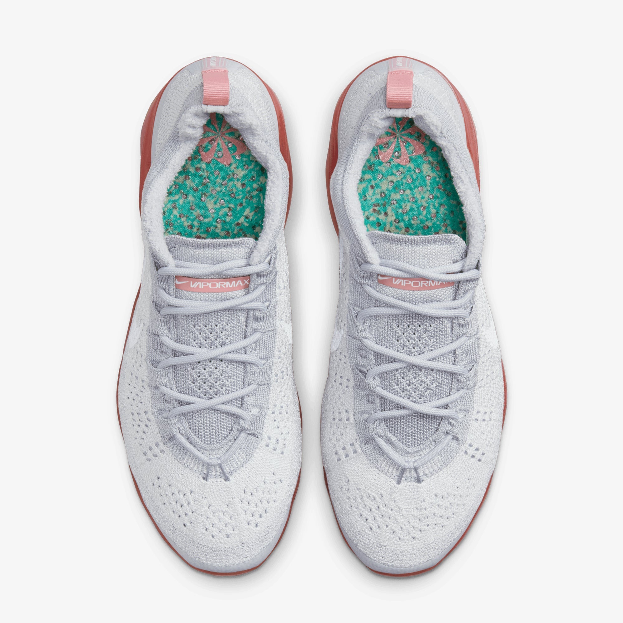 Nike | Air Vapormax 2023 Flyknit { Photon Dust/white-wolf Grey-red Stardust - view 2