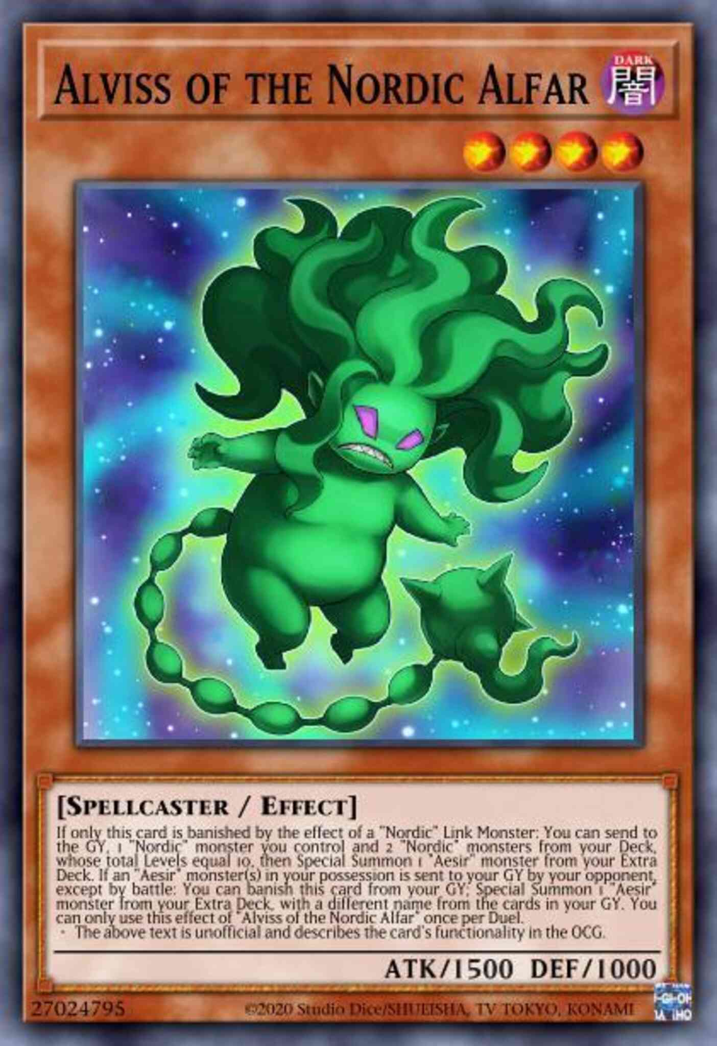 Yu-Gi-Oh! Alviss of the Nordic Alfar - SOFU-EN000 - Common - 1st Edition