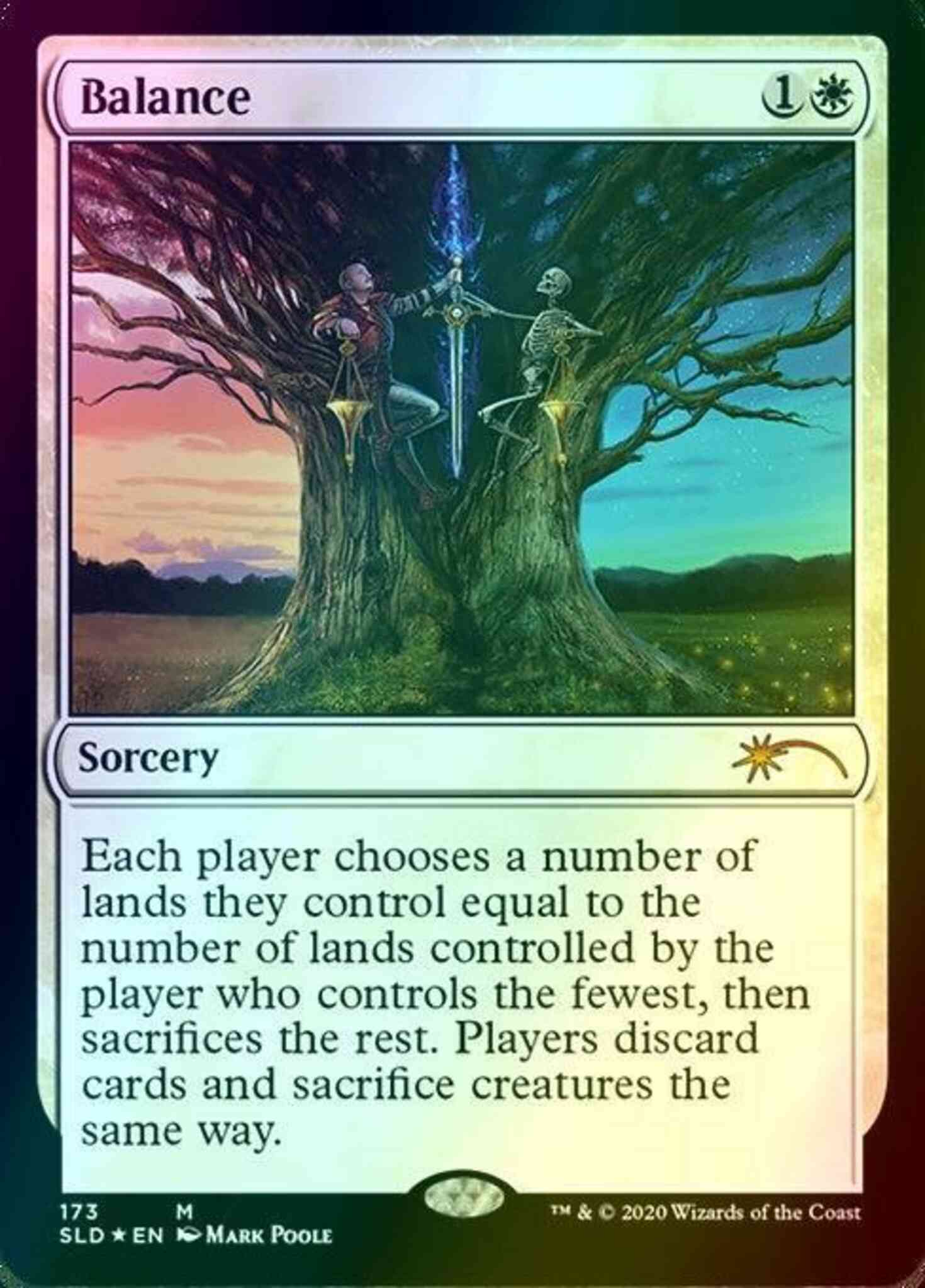 Balance 0173 mark – Magic Balance [0173] [Mark Poole] [Secret Lair Drop] [Foil]