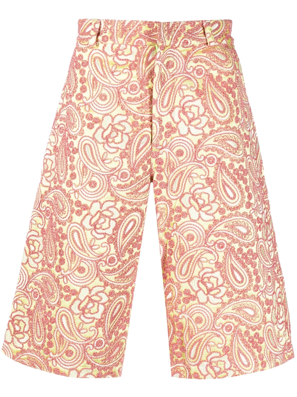 Bluemarble All over embroidered shorts – 100% polyester