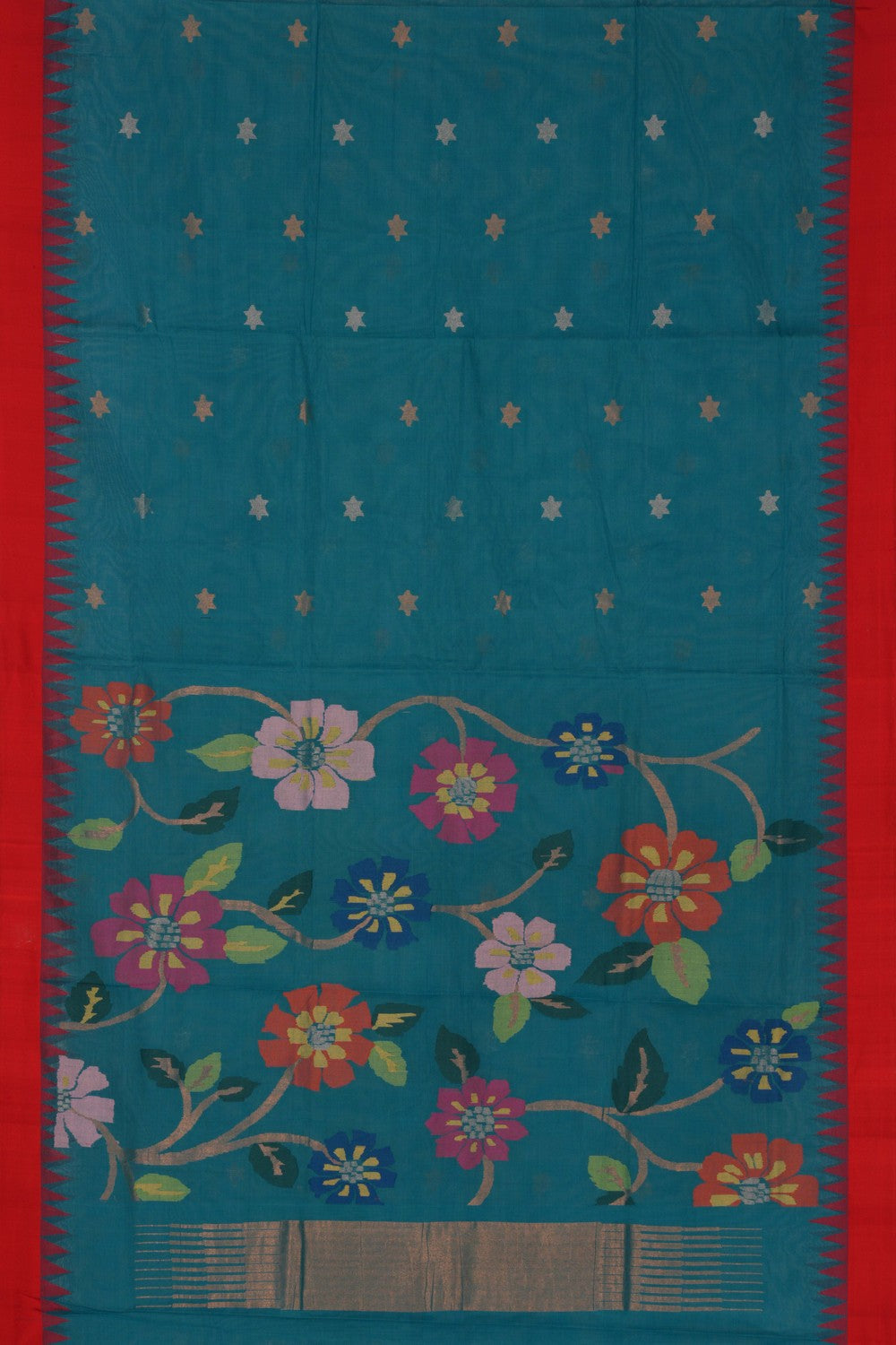 Kalanjali Cotton Jamdani Saree – Women's - view 3