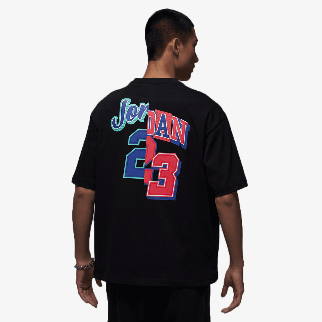 Jordan | AS M J OVRSZ SS CREW GCEL { BLACK