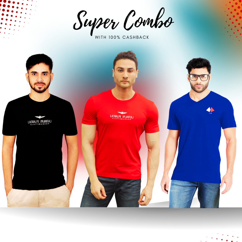 BlackTree Buy a bundle of our luxurious, triple-imported fabric T-shirts and get 100% cashback