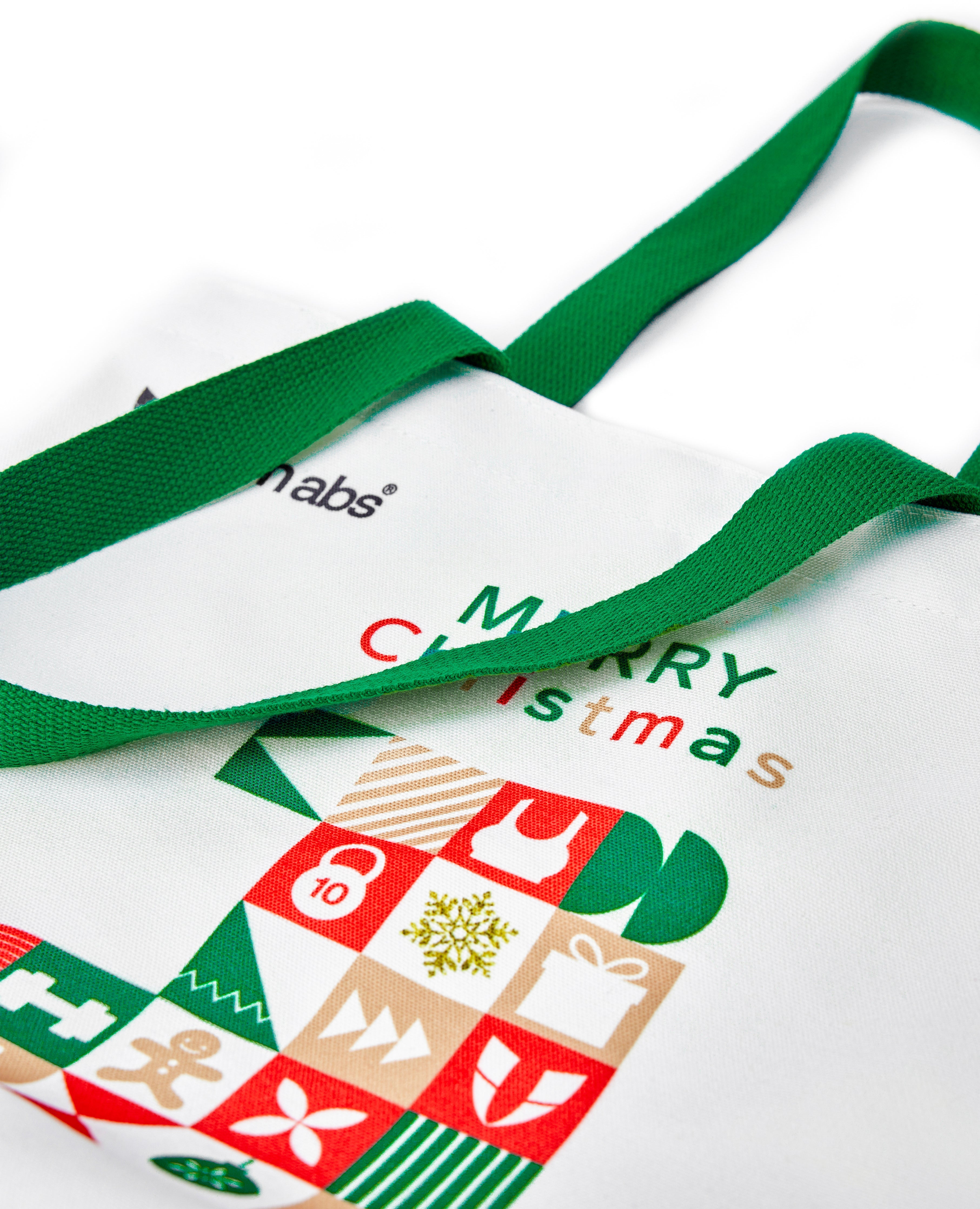 FIRM ABS Firmabs Christmas Canvas Bag - White - view 3
