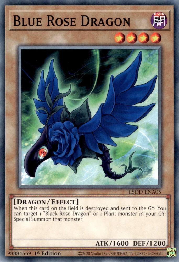 Yu-Gi-Oh! Blue Rose Dragon - L5DD-ENA05 - Common - 1st Edition
