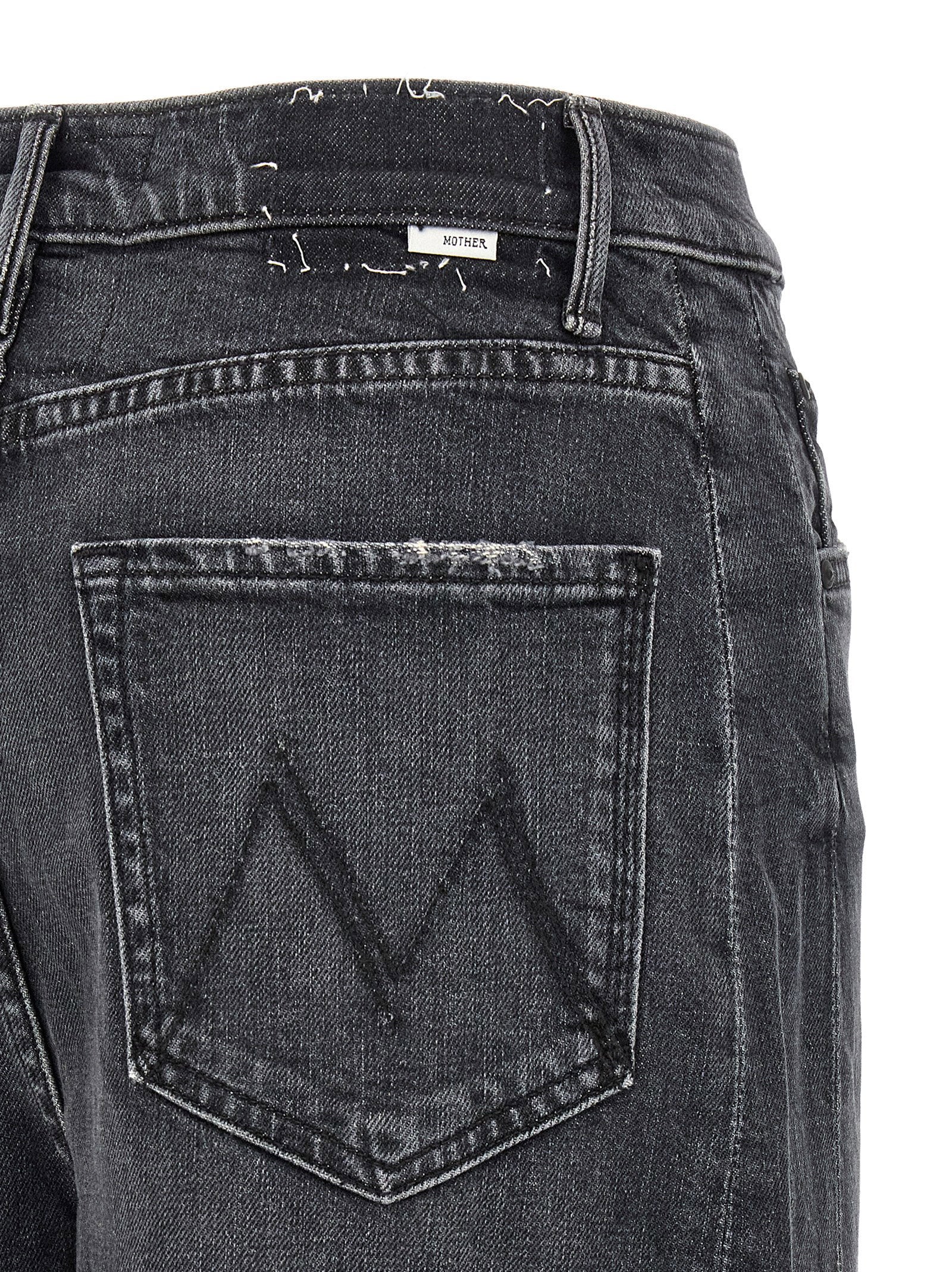 Mother The Half Pipe Cuff Jeans – 98% cotton, 2% elastane - view 4