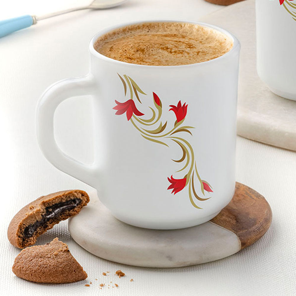 My Borosil Larah By Borosil Red Lily Mug