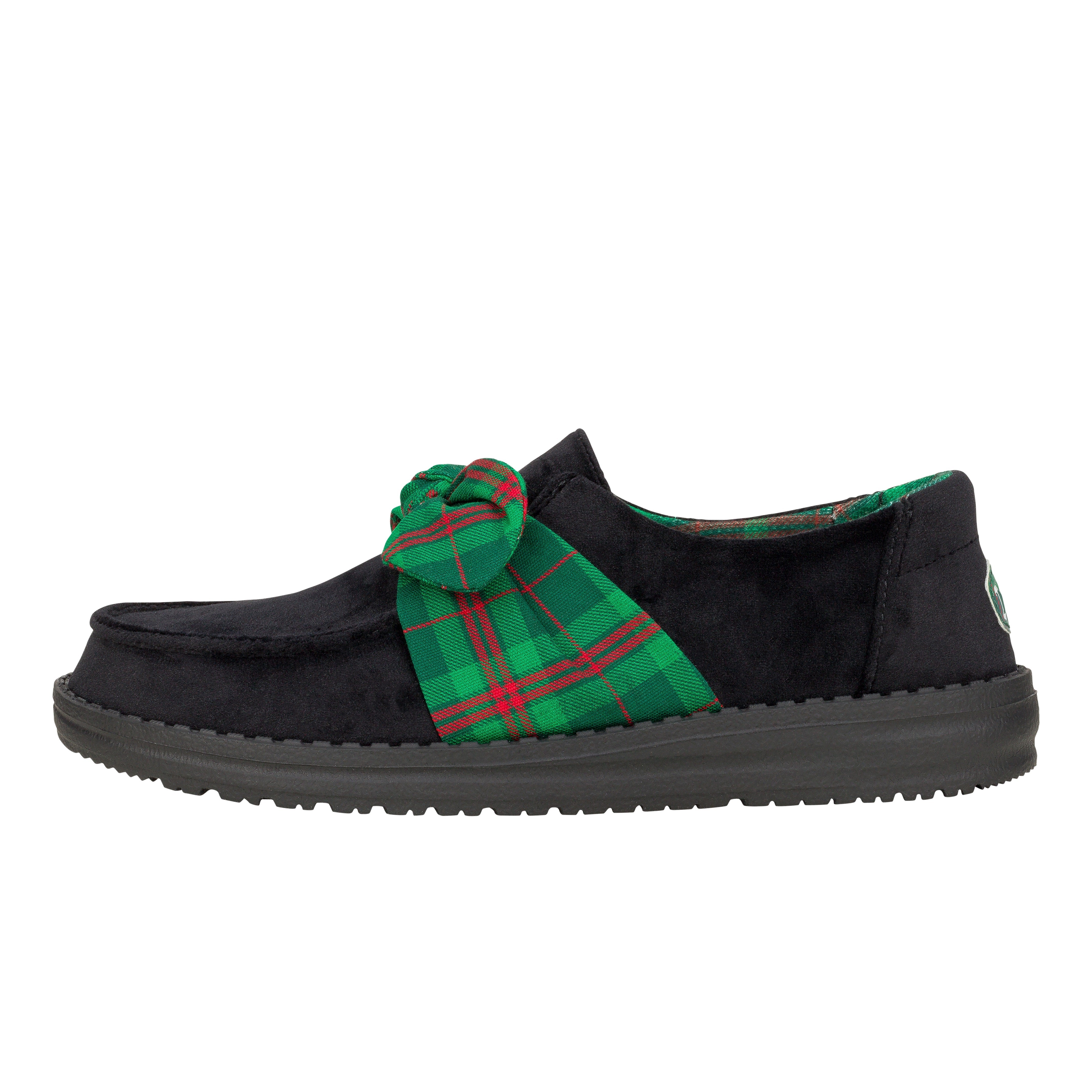 HEYDUDE shoes Wendy Bow Tartan Plaid - Plaid/Black