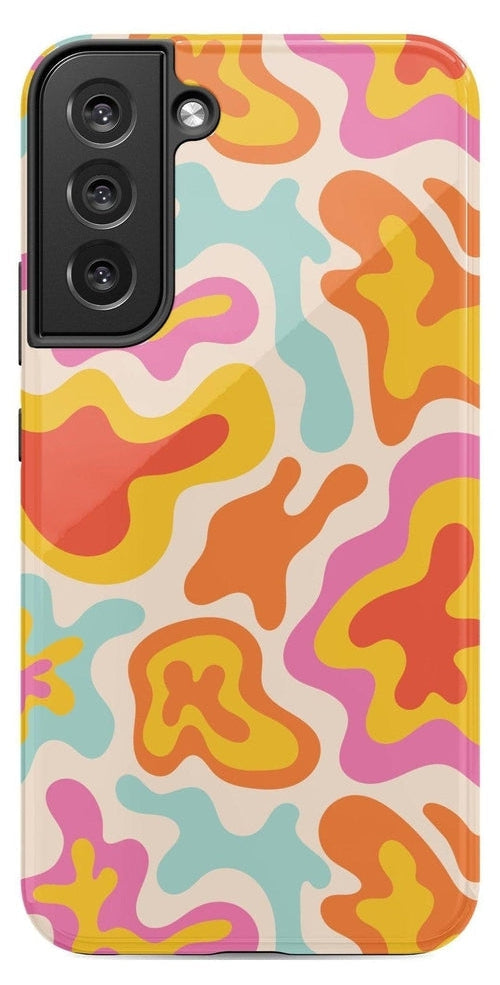 Casetry Tropical Color Splash | Abstract Retro Samsung Case - view 22
