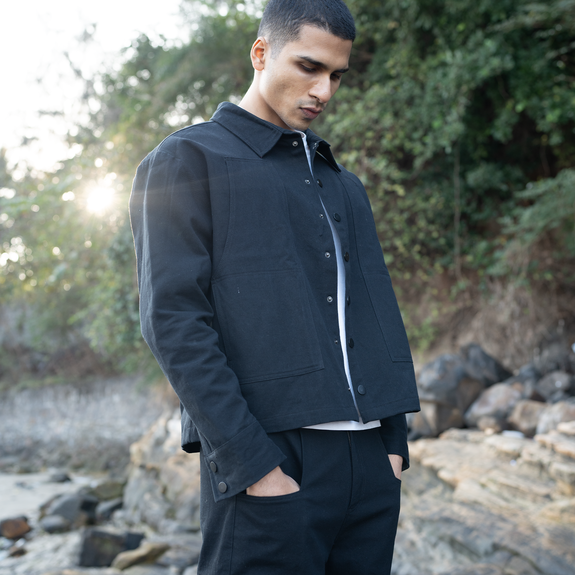 Superkicks | ESSENTIAL CARGO JACKET { BLACK - view 4