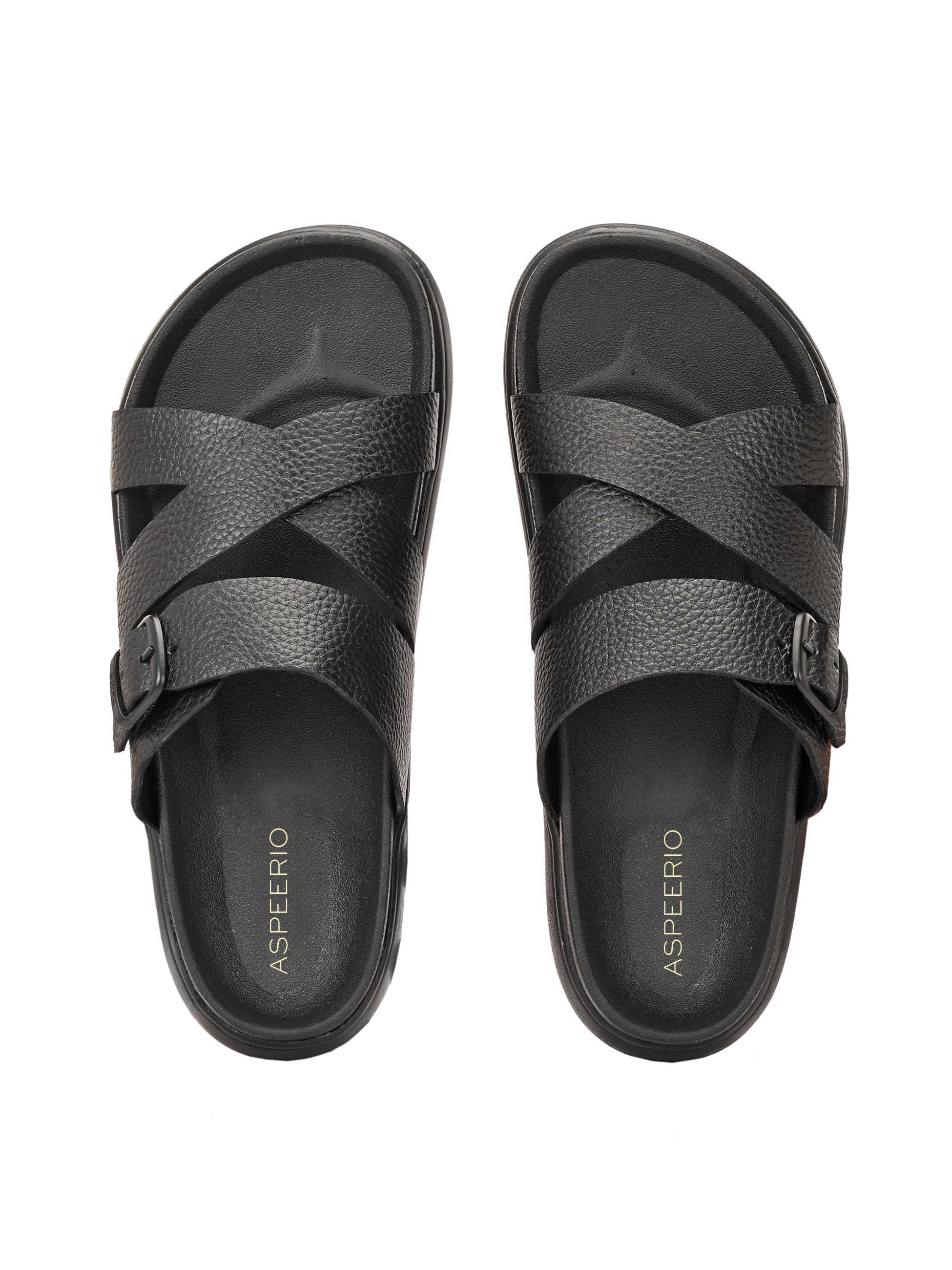 Egoss Shoes Comet Leather Slippers by Aspeerio - view 13