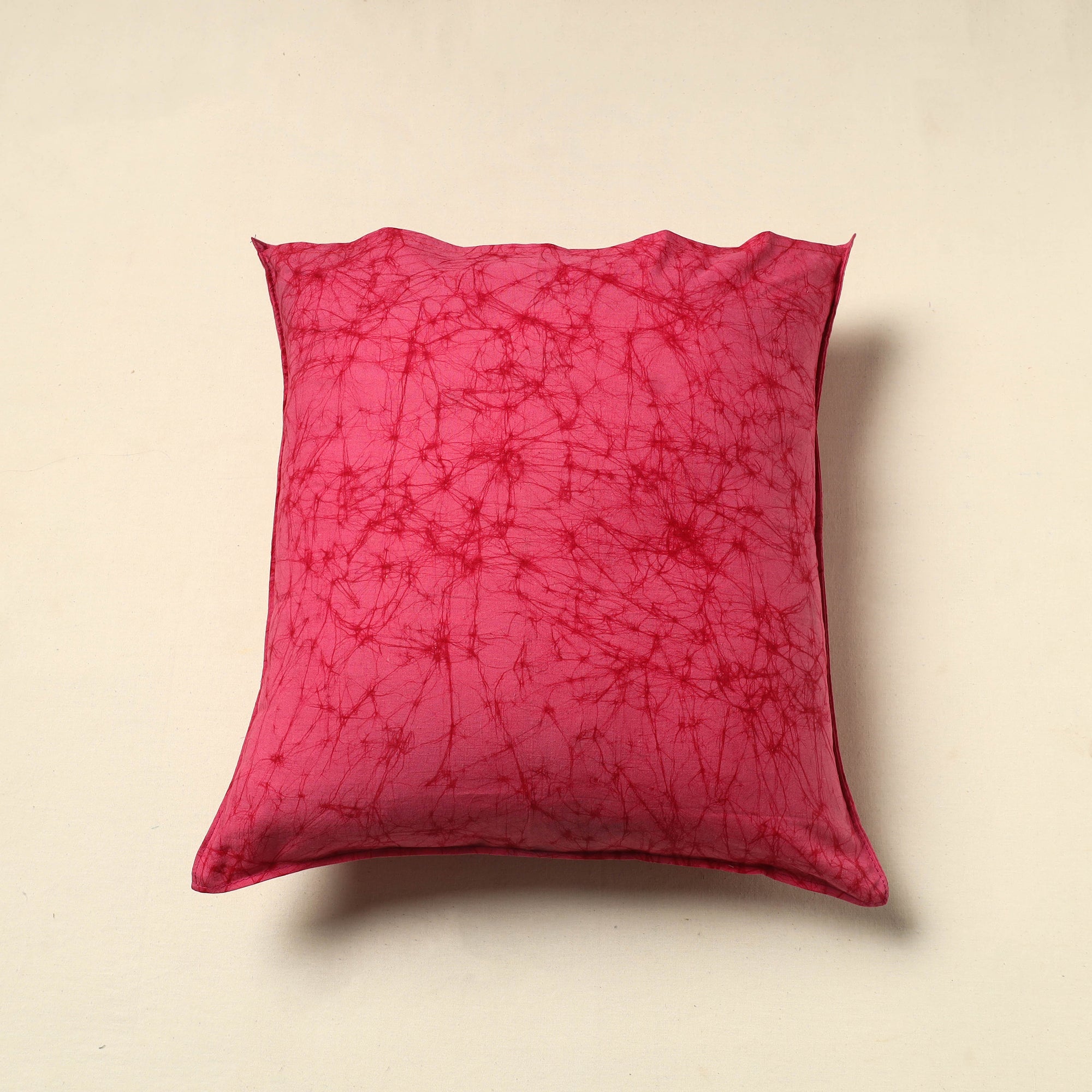 KACHCHH JI CHHAAP Pink - Pure Cotton Hand Batik Cushion Cover (18 x 18 in) 67 - view 3