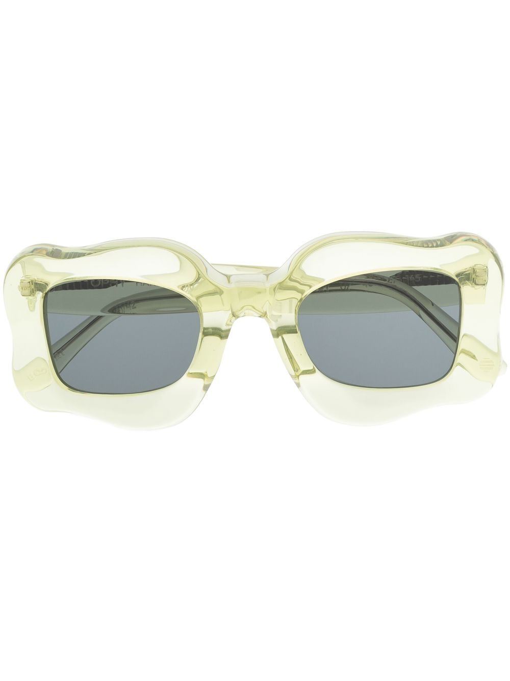 Bonsai oversized curved-frame sunglasses – PVC 100%