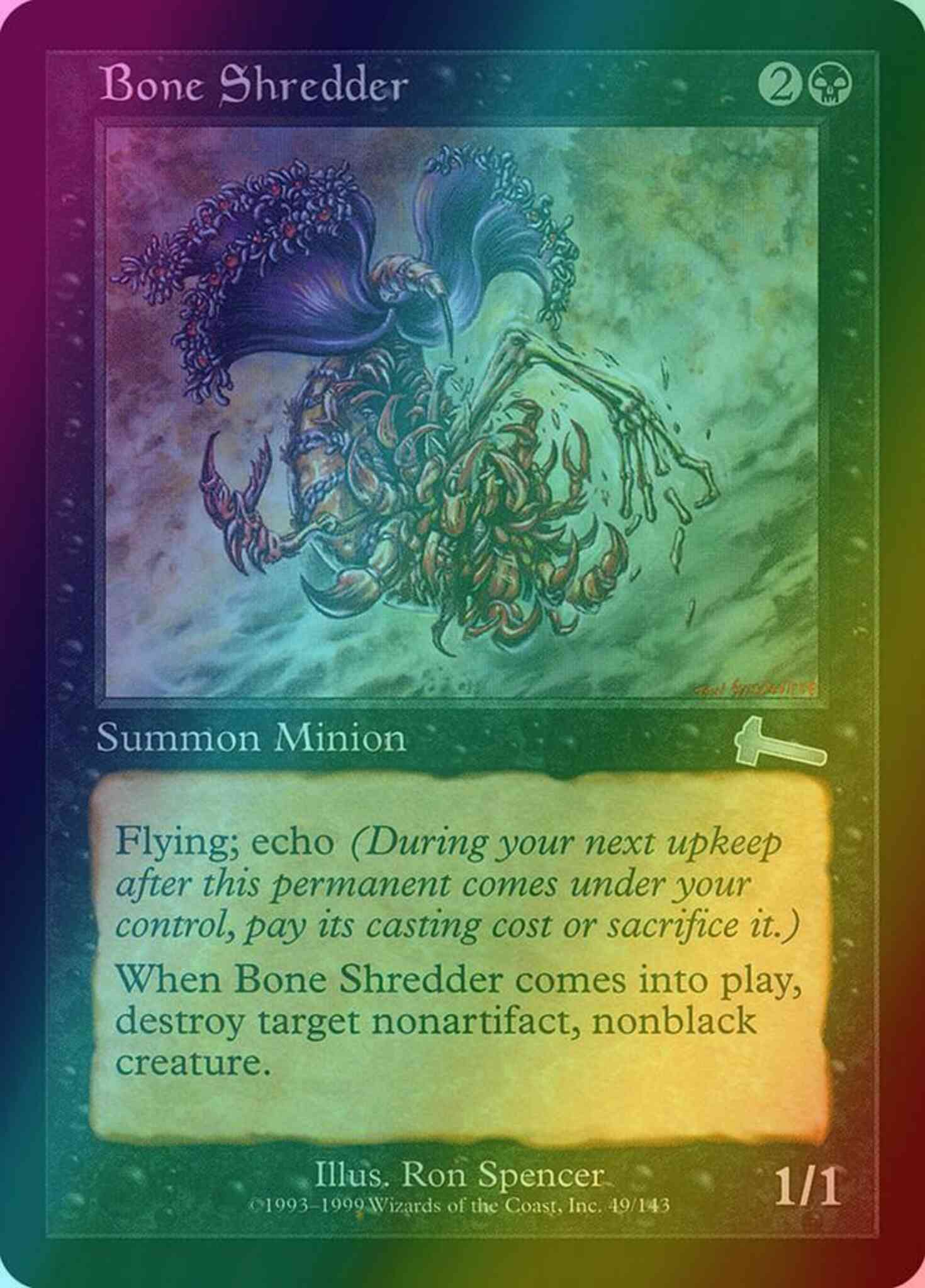 Bone shredder 49 – Magic Bone Shredder [49] [Urza's Legacy] [Foil]