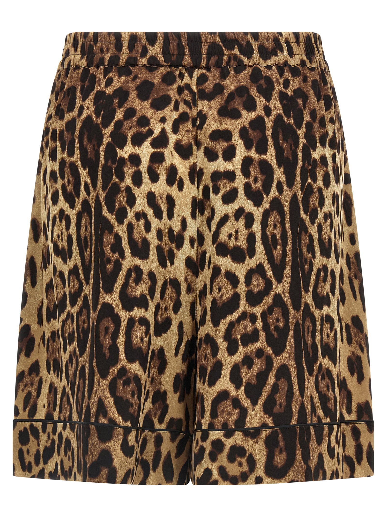 Dolce & Gabbana Leopard Shorts – 93% silk 7% elastane - view 2