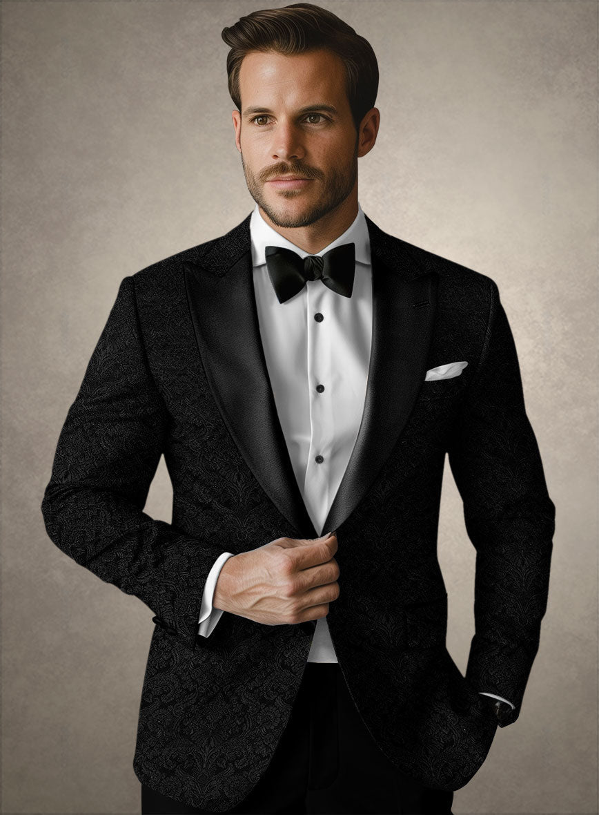 StudioSuits Italian Silk Aleris Tuxedo Blazer - view 2