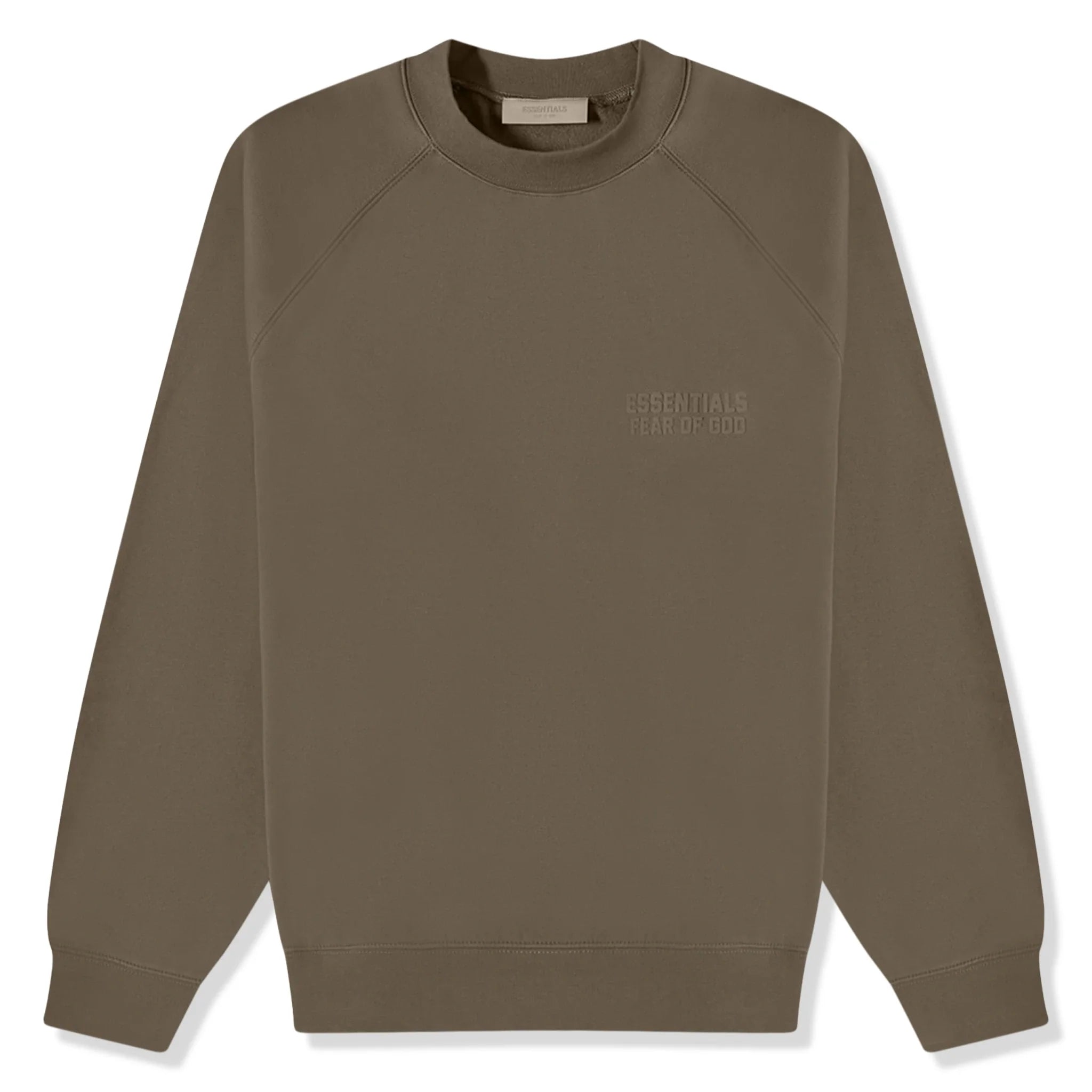 Fear Of God Essentials Wood Crewneck (FW22) – Brown