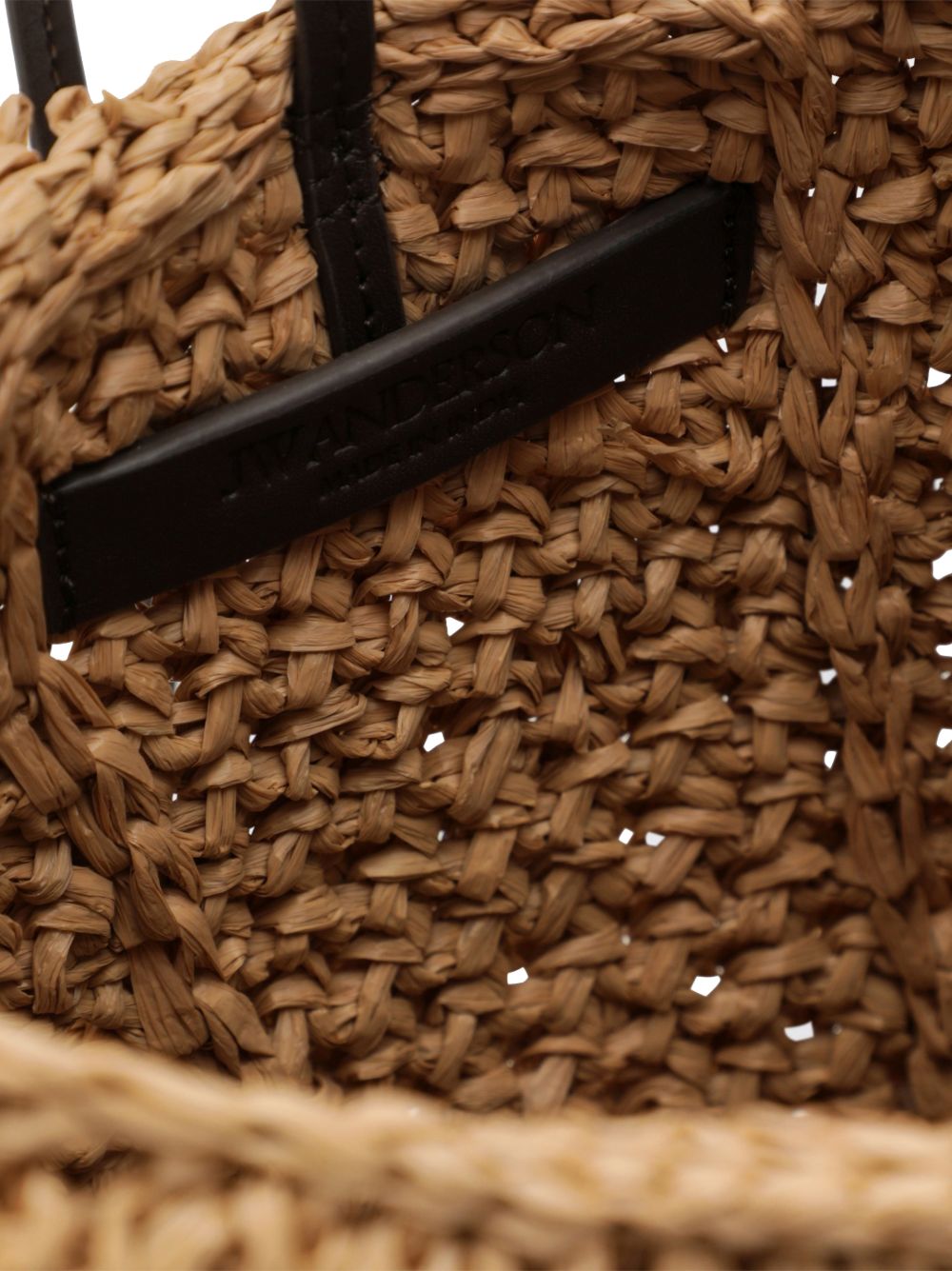 032C JW Anderson Anchor Logo Raffia Tote - view 5