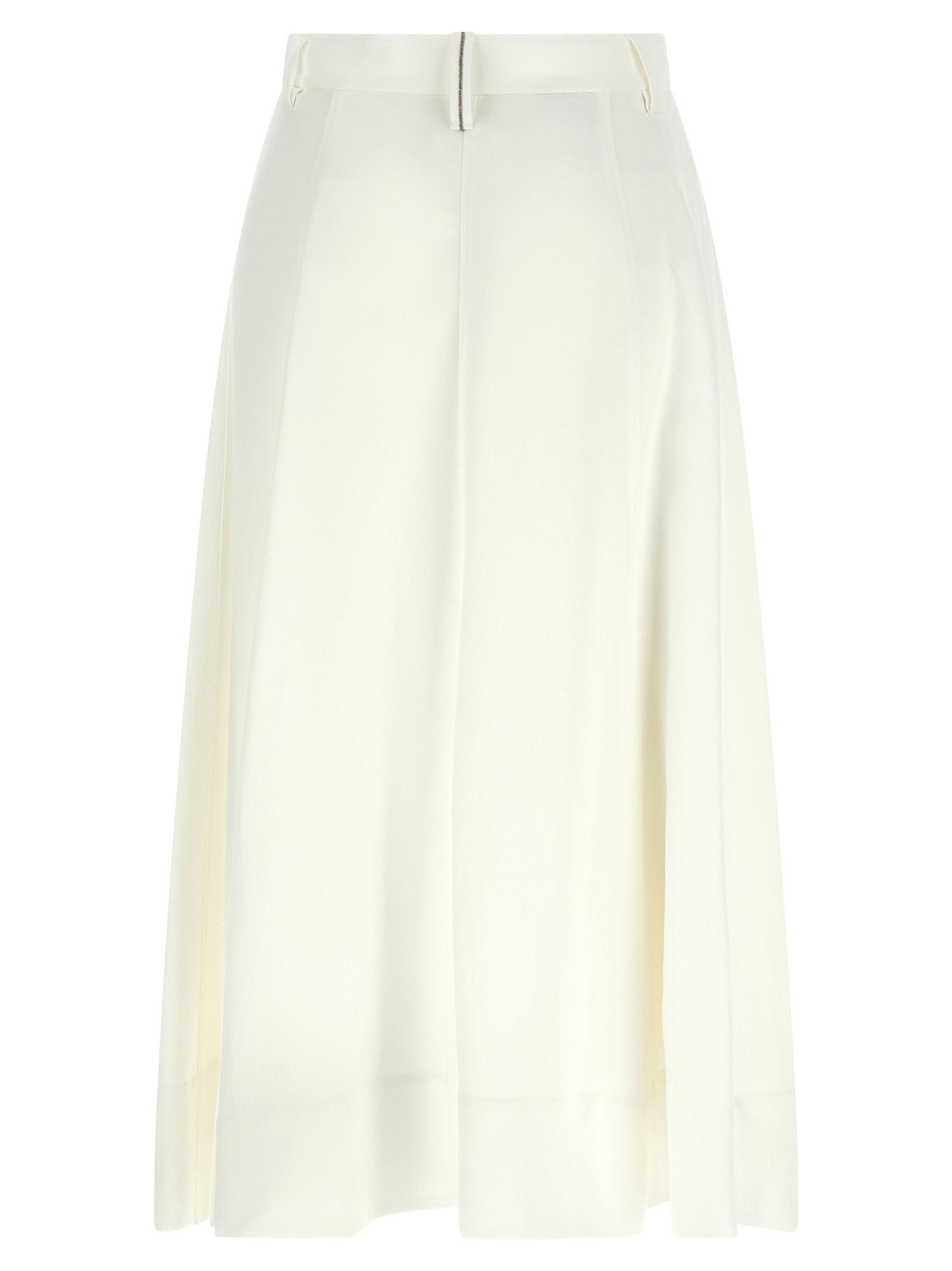Brunello Cucinelli Sartorial Skirt – 72% viscose, 28% linen - view 2