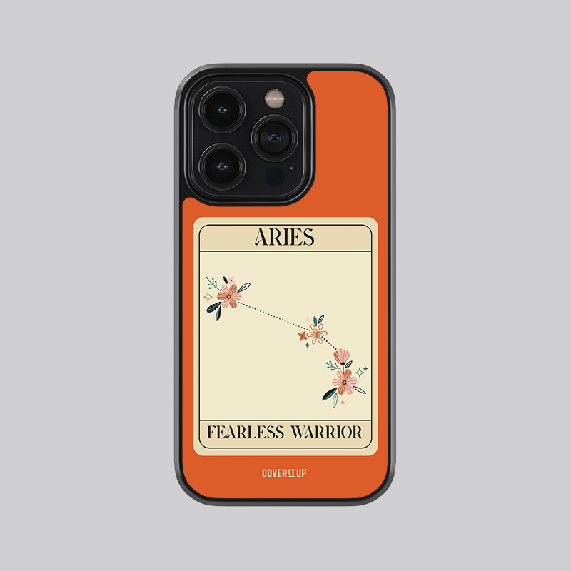 Cover It Up Aries Zodiac Glass Case