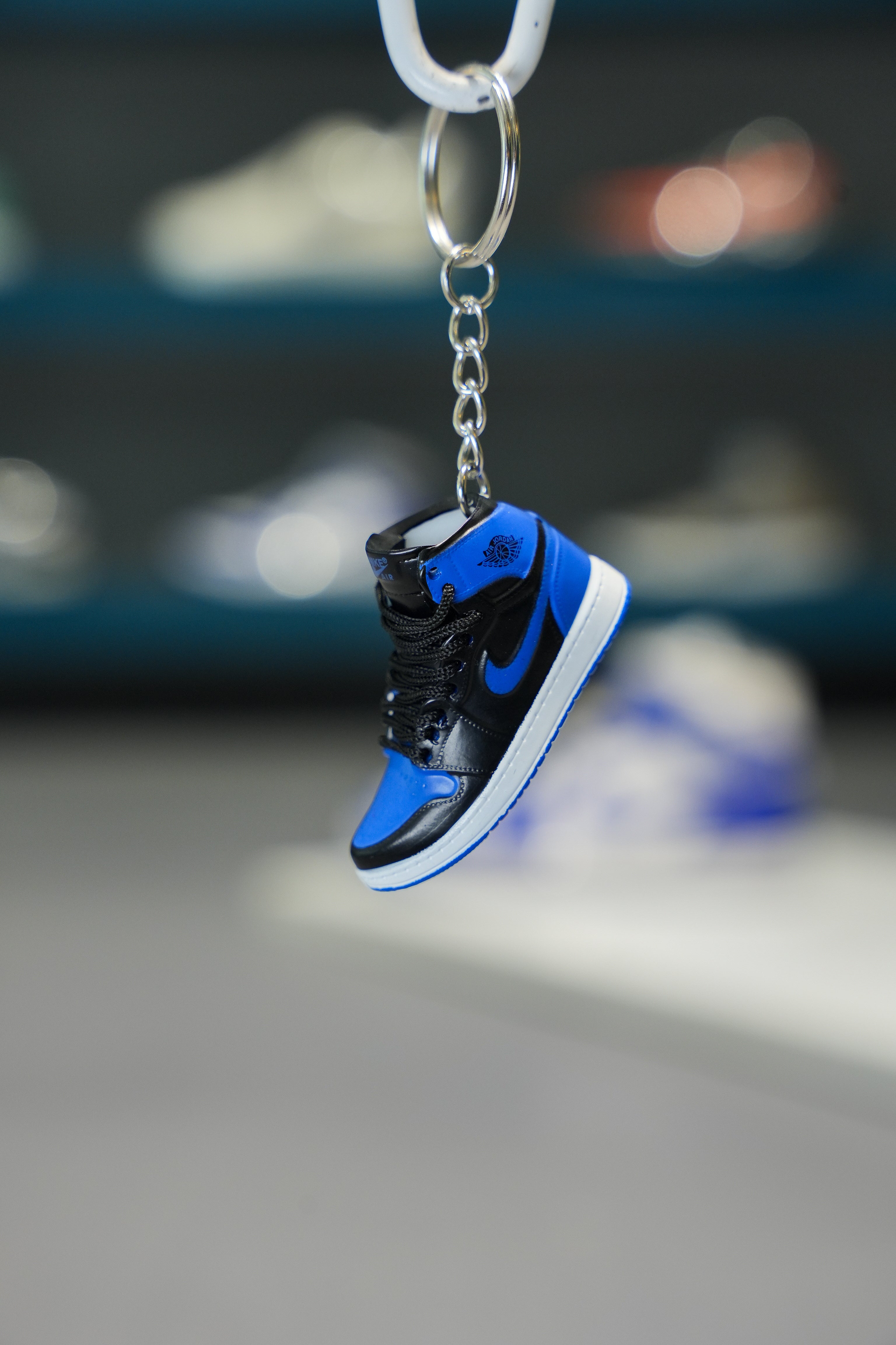 Kicks Machine 3D Sneaker Keychain AJ1 High Game Royal Blue