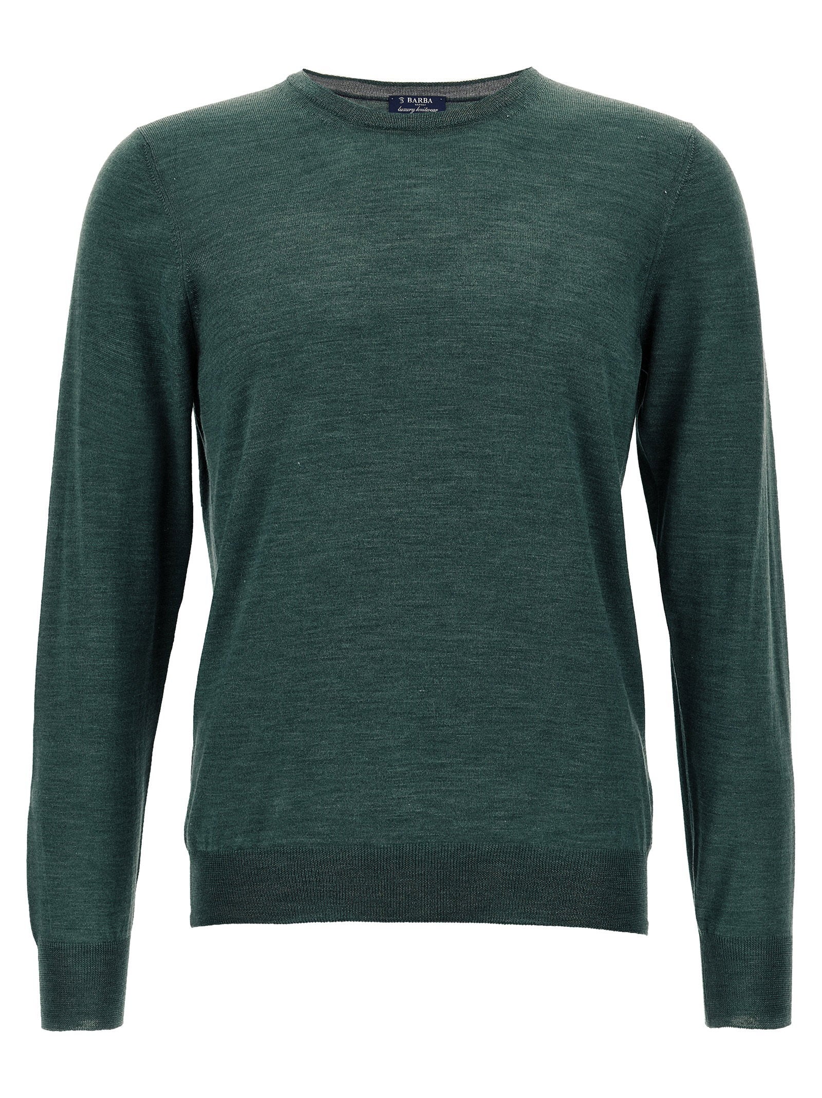 Barba Crew-neck Sweater – 70% wo, 30% si