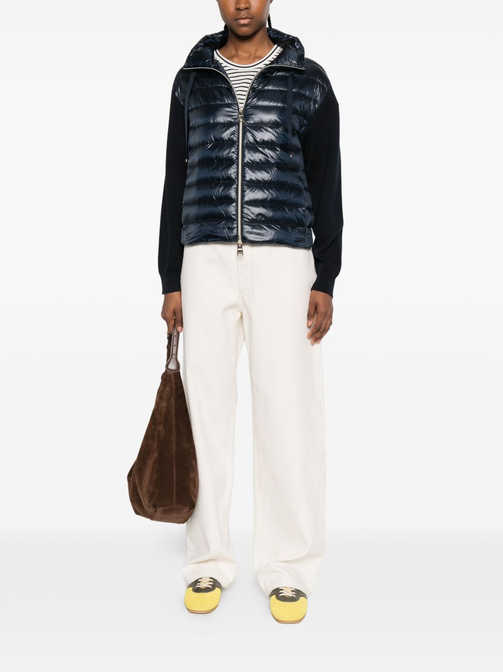 Herno Cotton and nylon down jacket - view 2