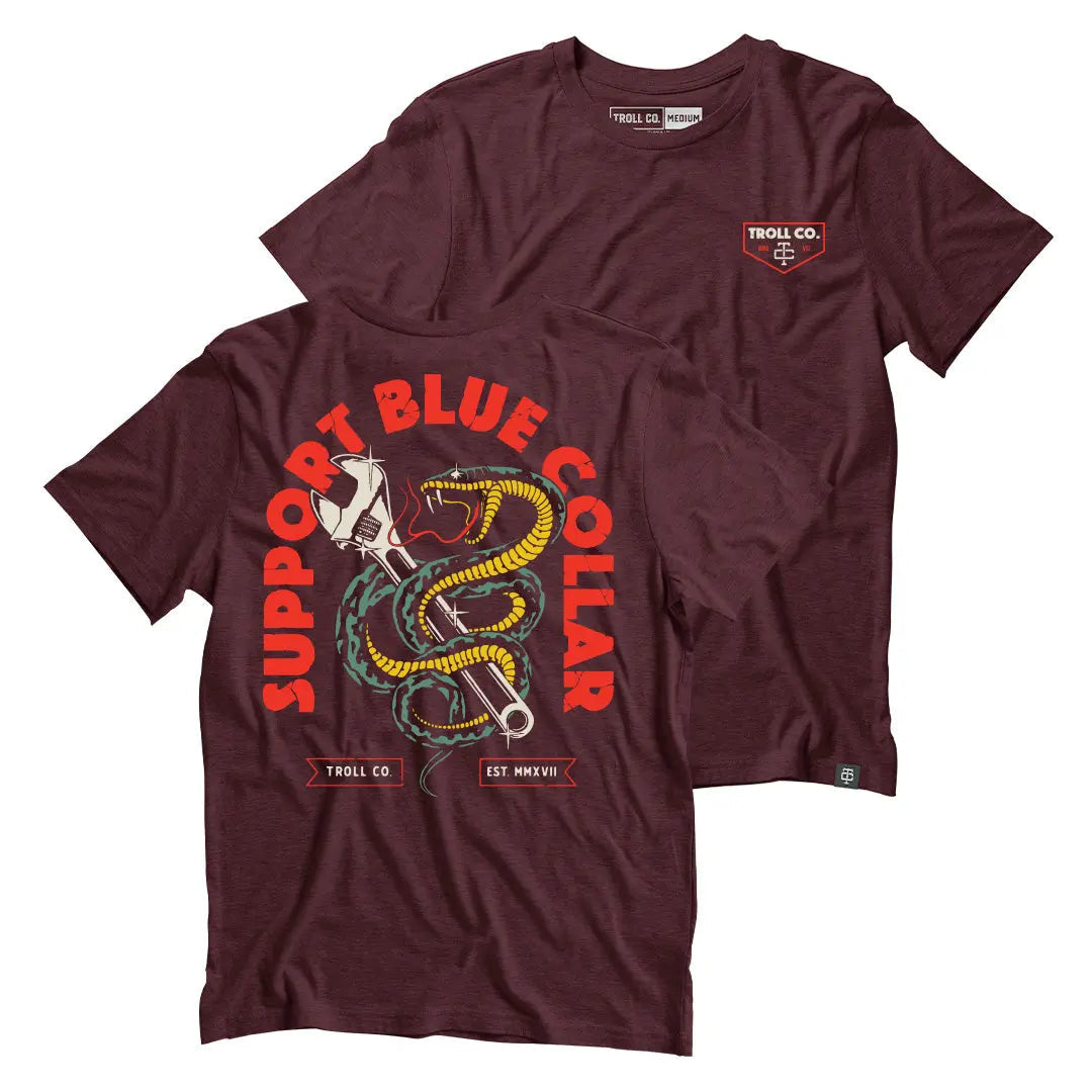 Radial SBC Serpent Tee – Maroon